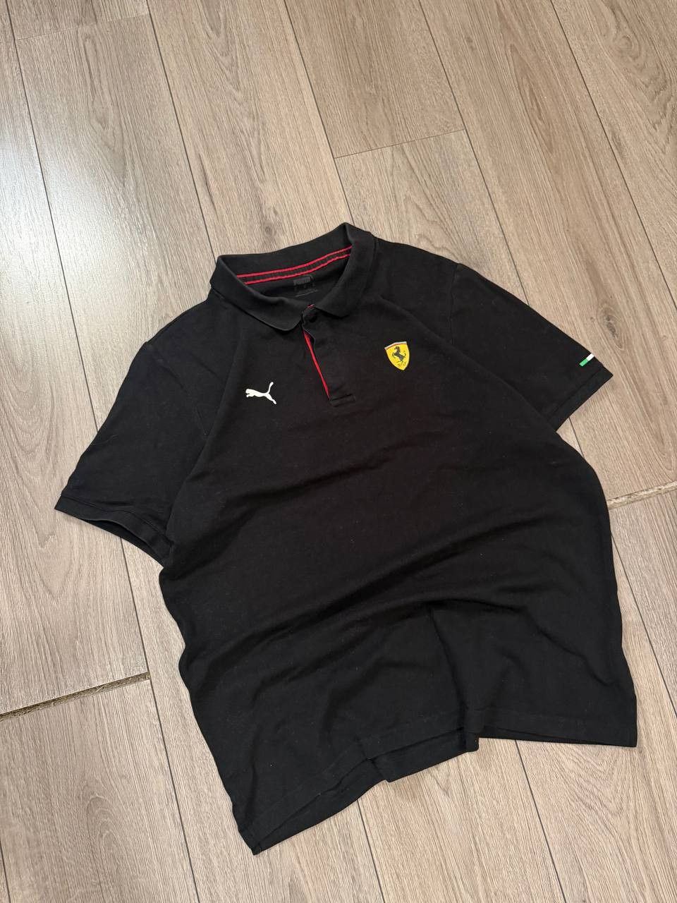 Puma Puma Ferrari Polo Mens SIze M Black Racing Size US M / EU 48-50 / 2 - 2 Thumbnail
