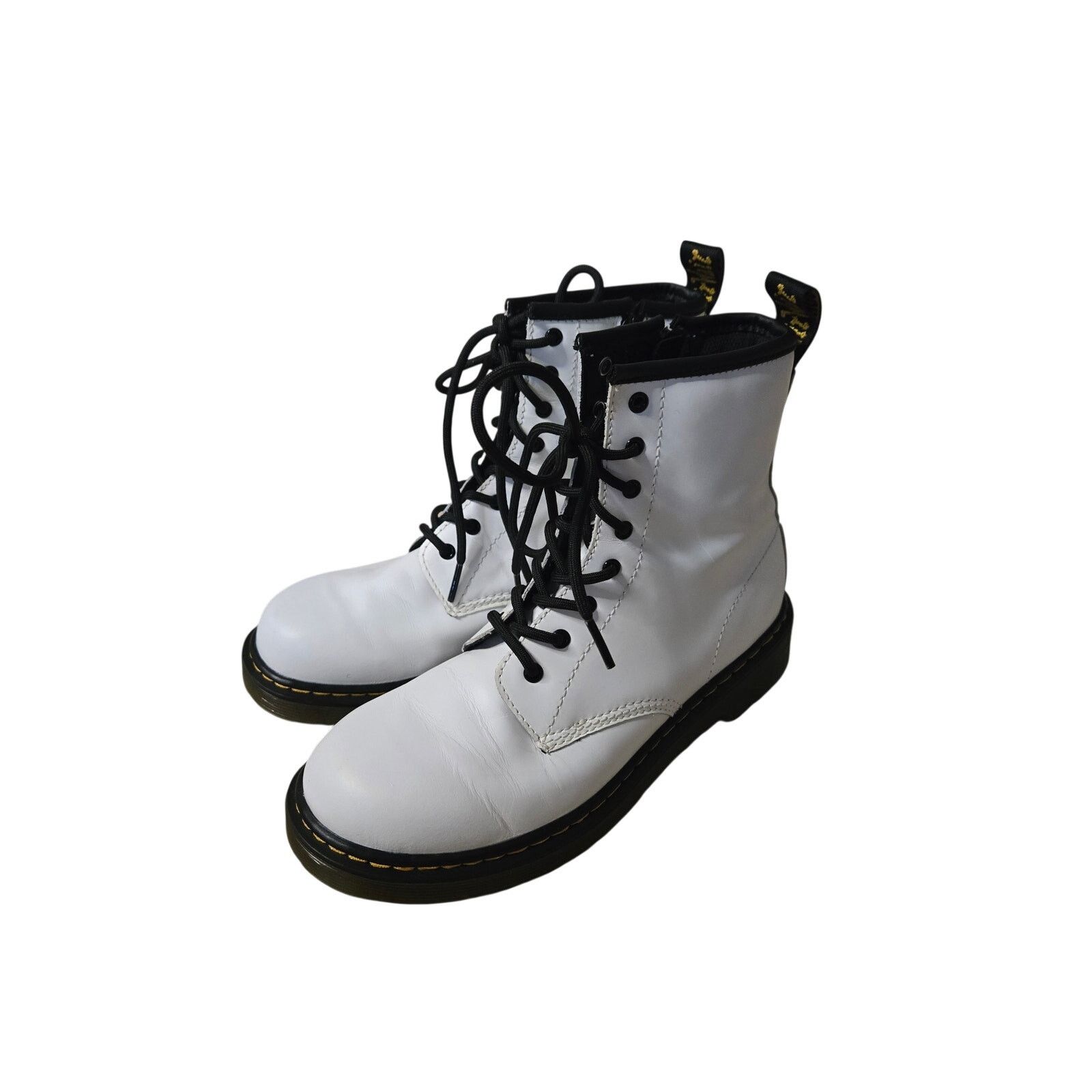 Dr. Martens Dr..Martens 1460 Patent Leather Lace Up Boots Size 6 Size US 6 / IT 36 - 4 Thumbnail