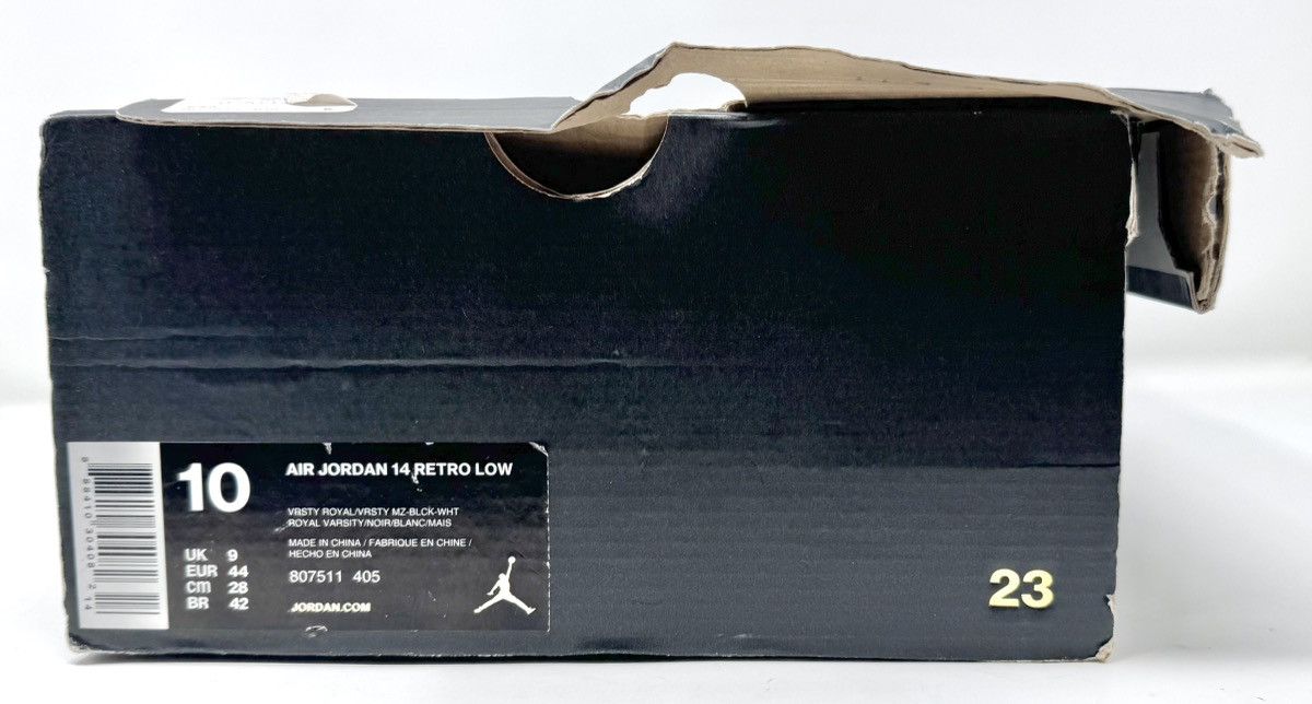 Jordan Brand × Nike Nike Air Jordan XIV 14 Low Laney 2015 Retro size -0 Size US 10 / EU 43 - 23 Thumbnail