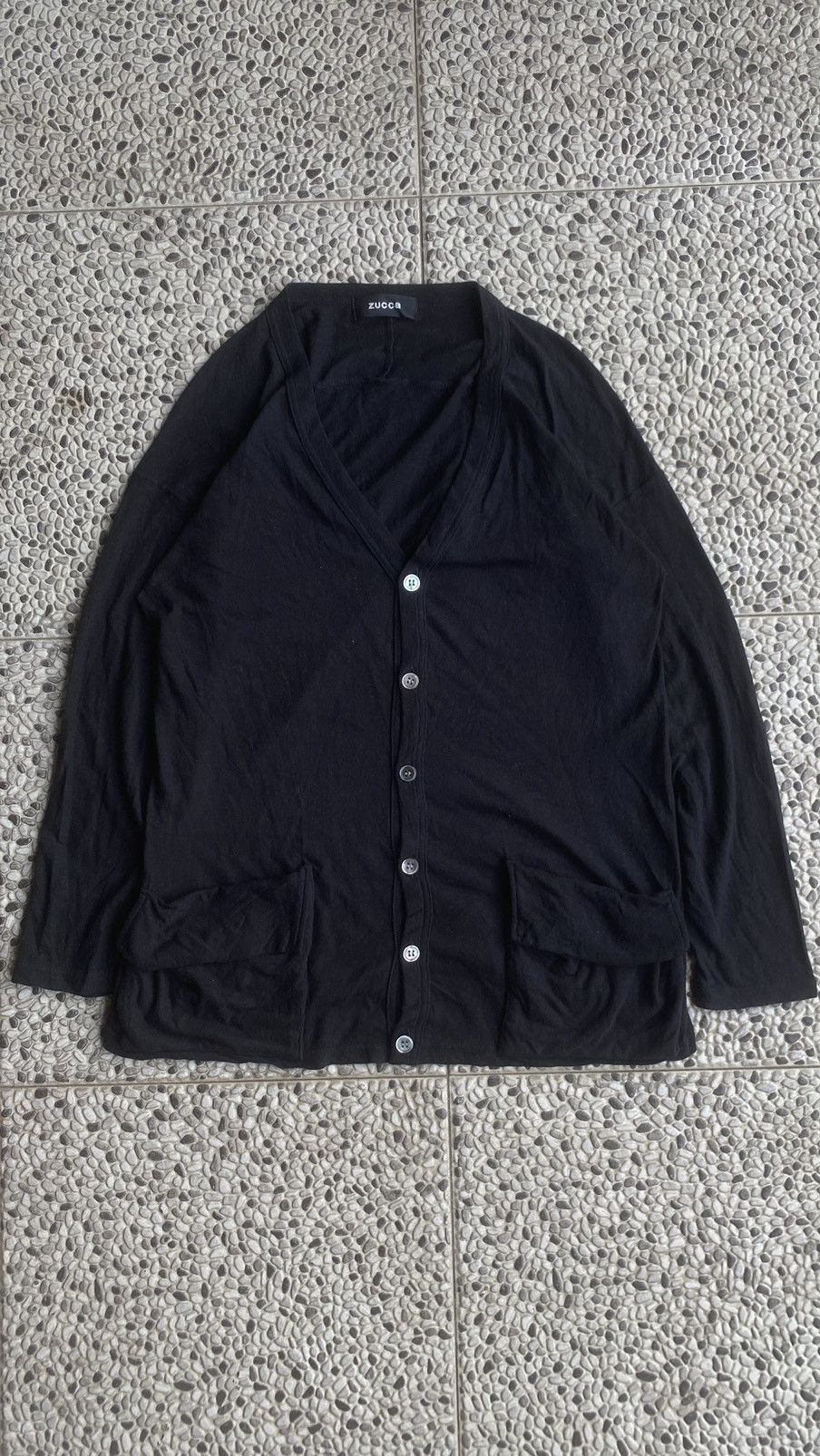 CABANE de ZUCCa Zucca Black Lightweight Button-Up Cardigan Size M / US 6-8 / IT 42-44 - 1 Thumbnail