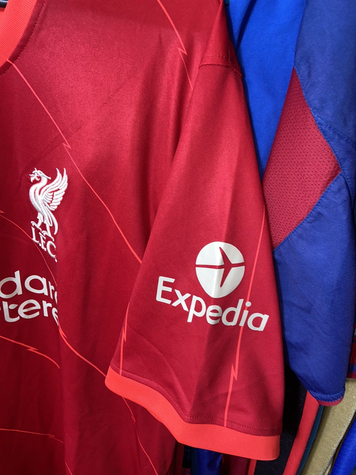 Vintage 🧨NEW🧨 LIVERPOOL FOOTBALL JERSEY BLOCK CORE ADULT SHIRT Size US XXL / EU 58 / 5 - 3 Thumbnail
