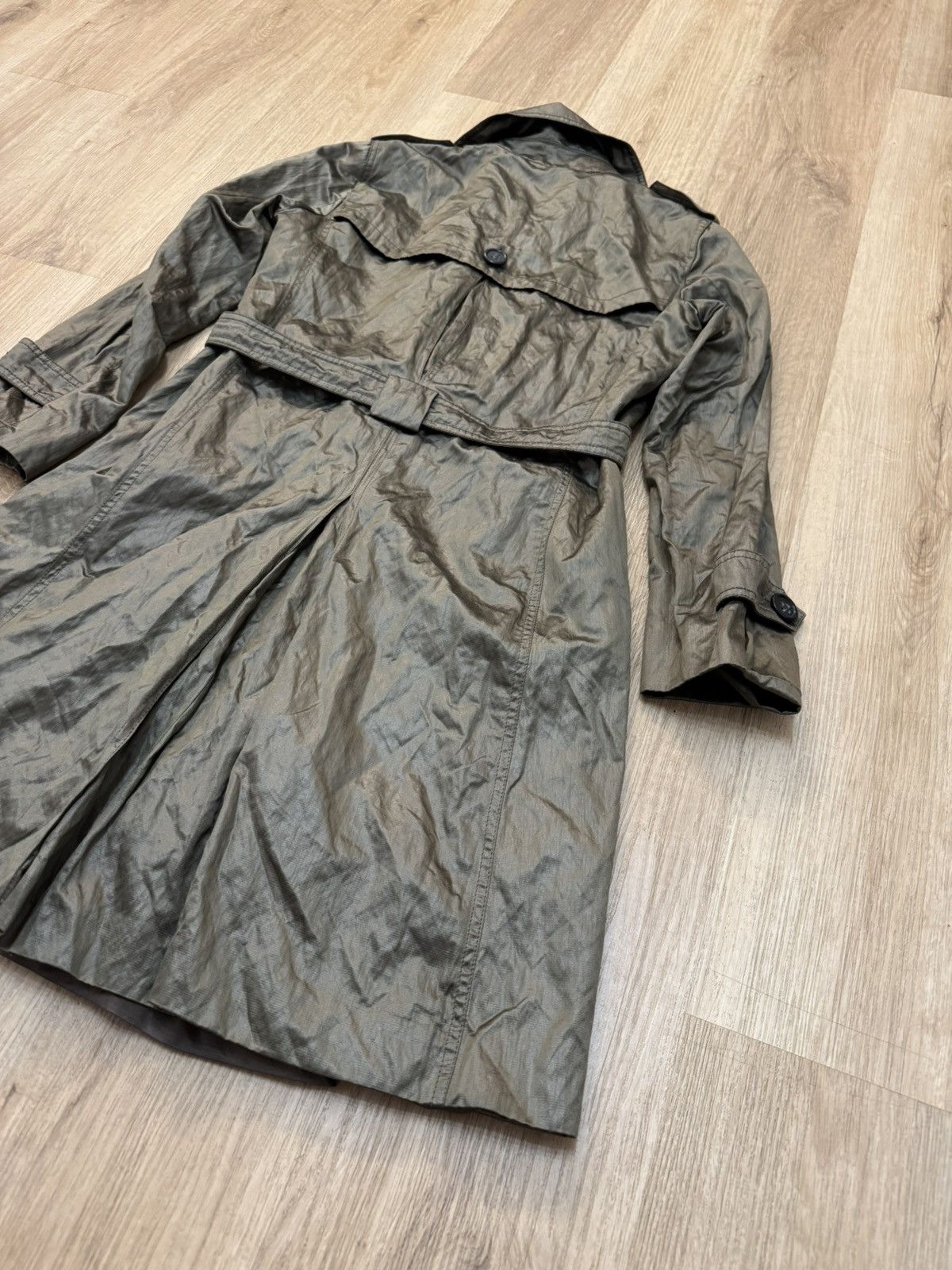 Marella Marella Double Breasted Trench Coat Belt M Size M / US 6-8 / IT 42-44 - 10 Thumbnail
