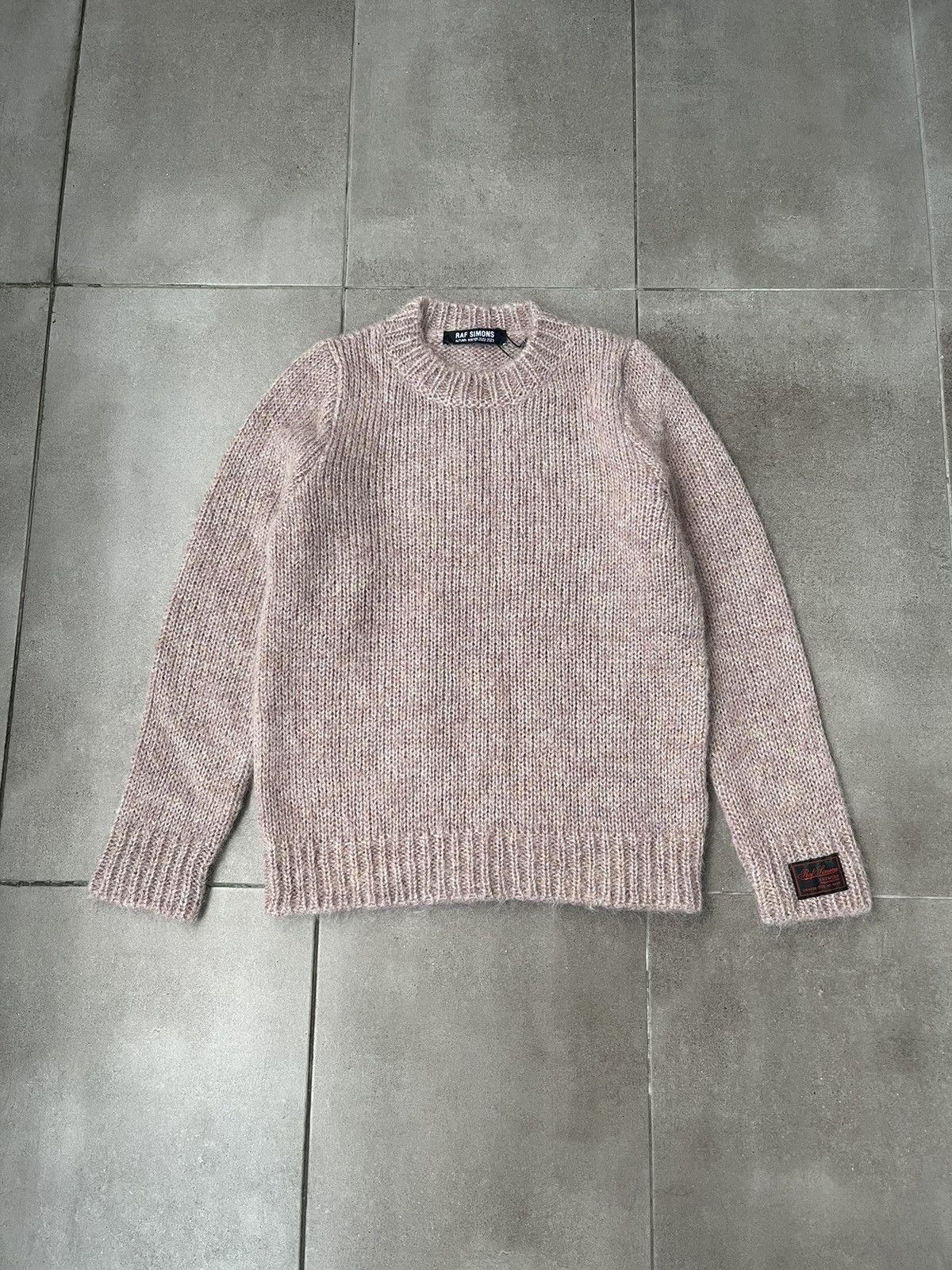 Raf Simons !DS! AW22/23 Raf Simons Roundneck Pink Mohair Sweater Size US S / EU 44-46 / 1 - 6 Thumbnail