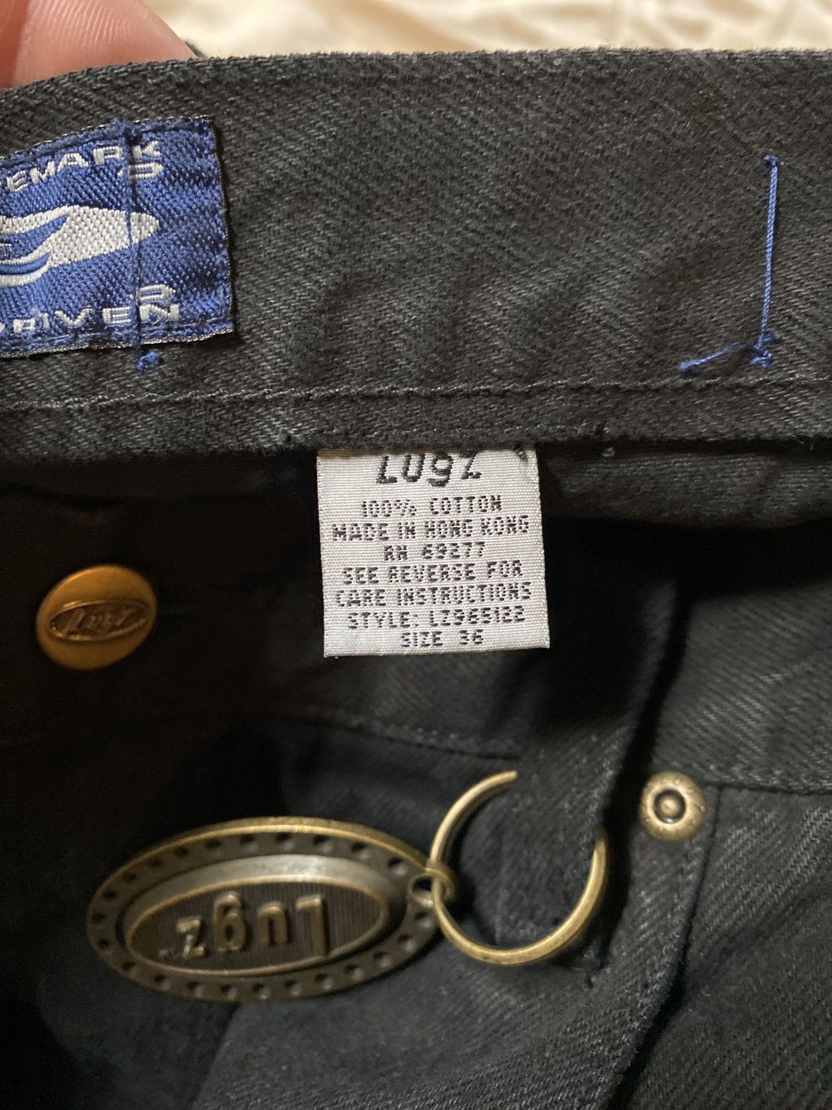 JNCO × Vintage Crazy Vintage Y2K Lugz Baggy JNCO Style Carpenter Jeans Size US 36 / EU 52 - 8 Thumbnail