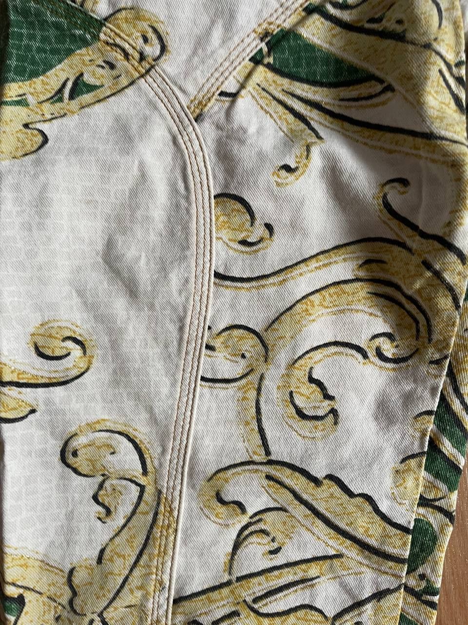 Just Cavalli × Roberto Cavalli Just Cavalli Baroque Print Capri Size 26" / US 2 / IT 38 - 2 Thumbnail