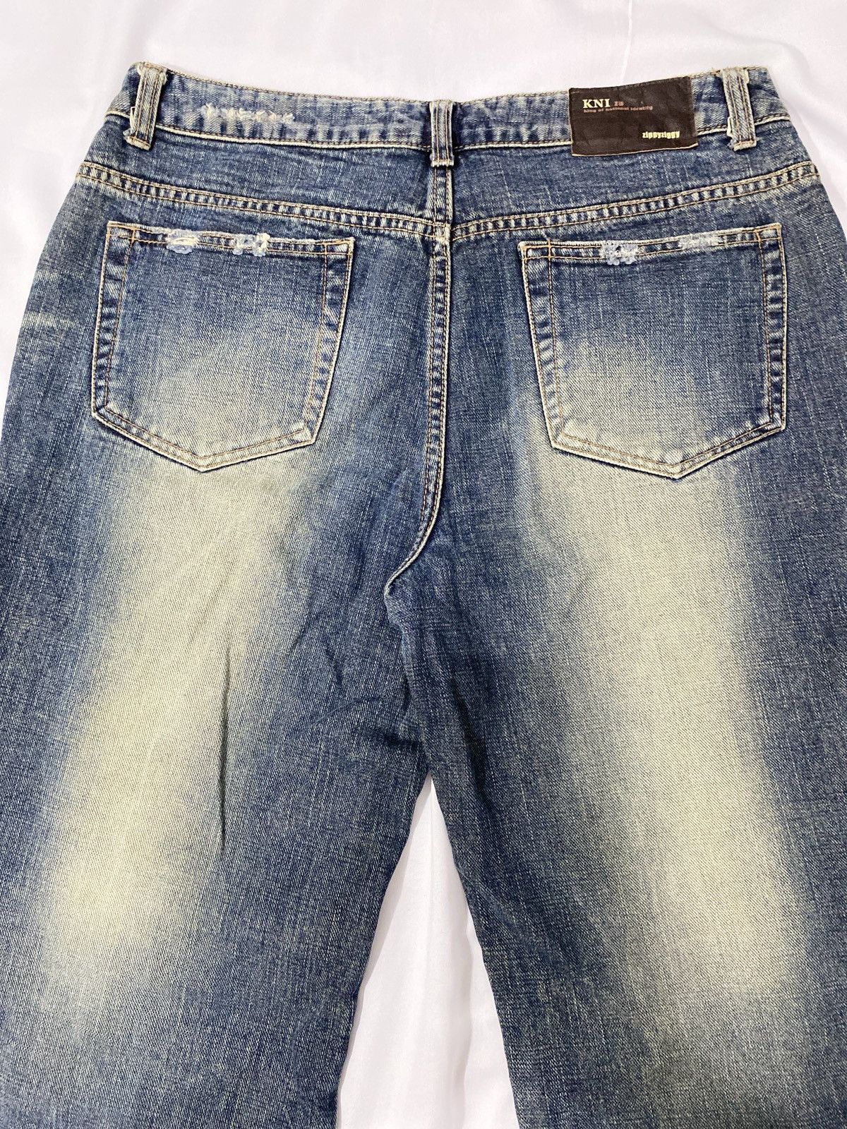 Beauty Beast Japanese Brand KNI distressed Studed denim pants Size US 32 / EU 48 - 6 Thumbnail
