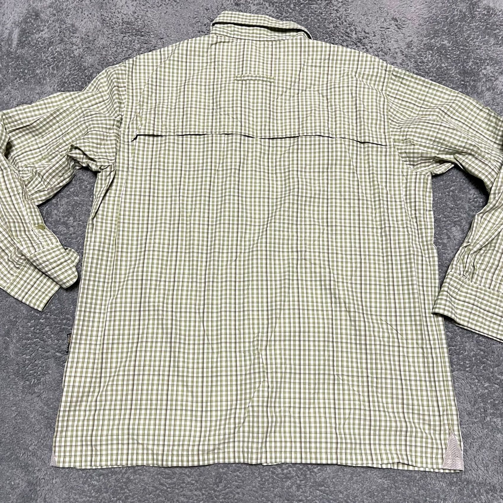 Vintage Cabela's Shirt Mens XL Guide Series Plaid Green Performance Fishing Long Sleeve Mens XL Green Shirt Size US XL / EU 56 / 4 - 3 Thumbnail
