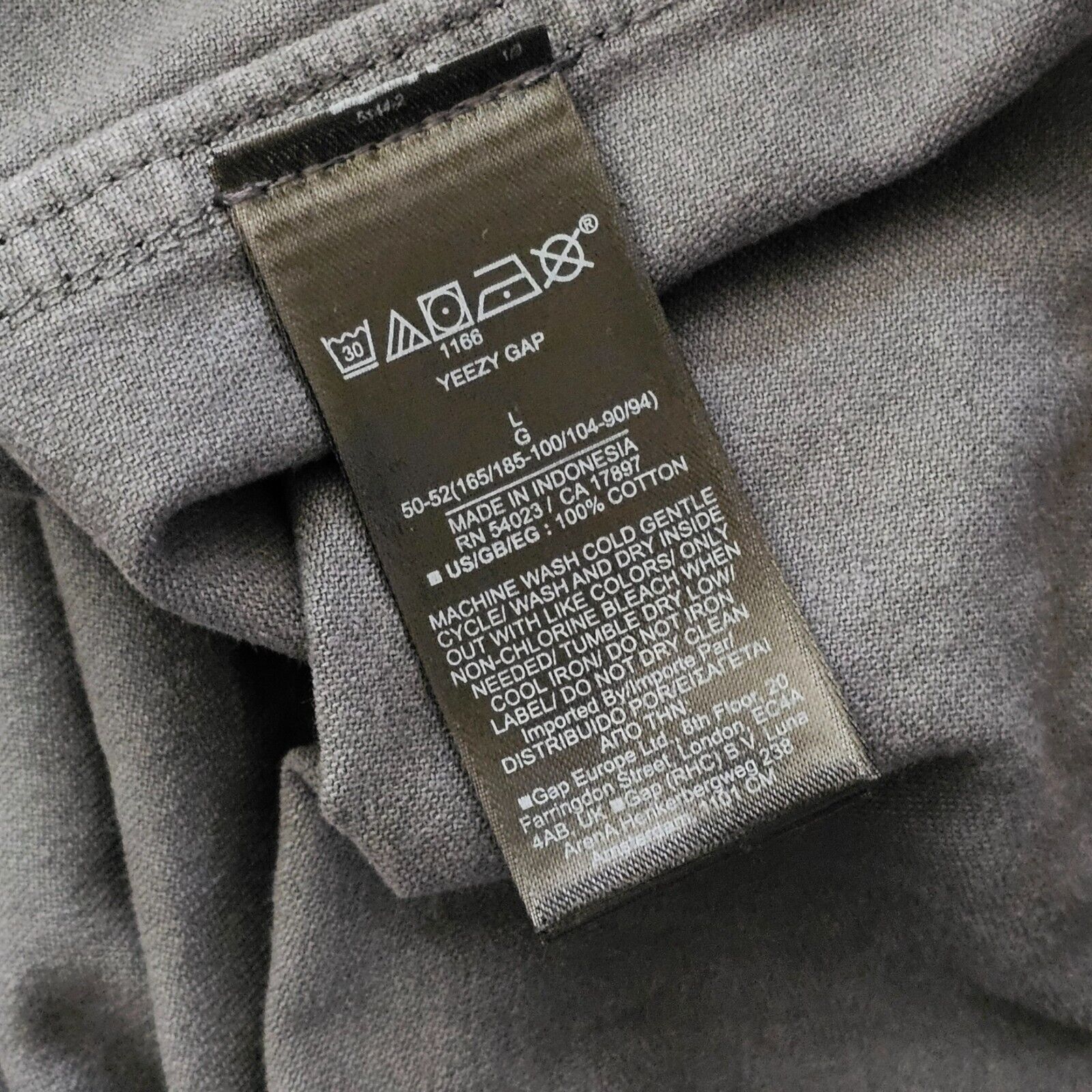 Balenciaga × Gap × Yeezy 12 Sateen Hoodie - Cotton - Dark Green - Large Size US L / EU 52-54 / 3 - 3 Thumbnail
