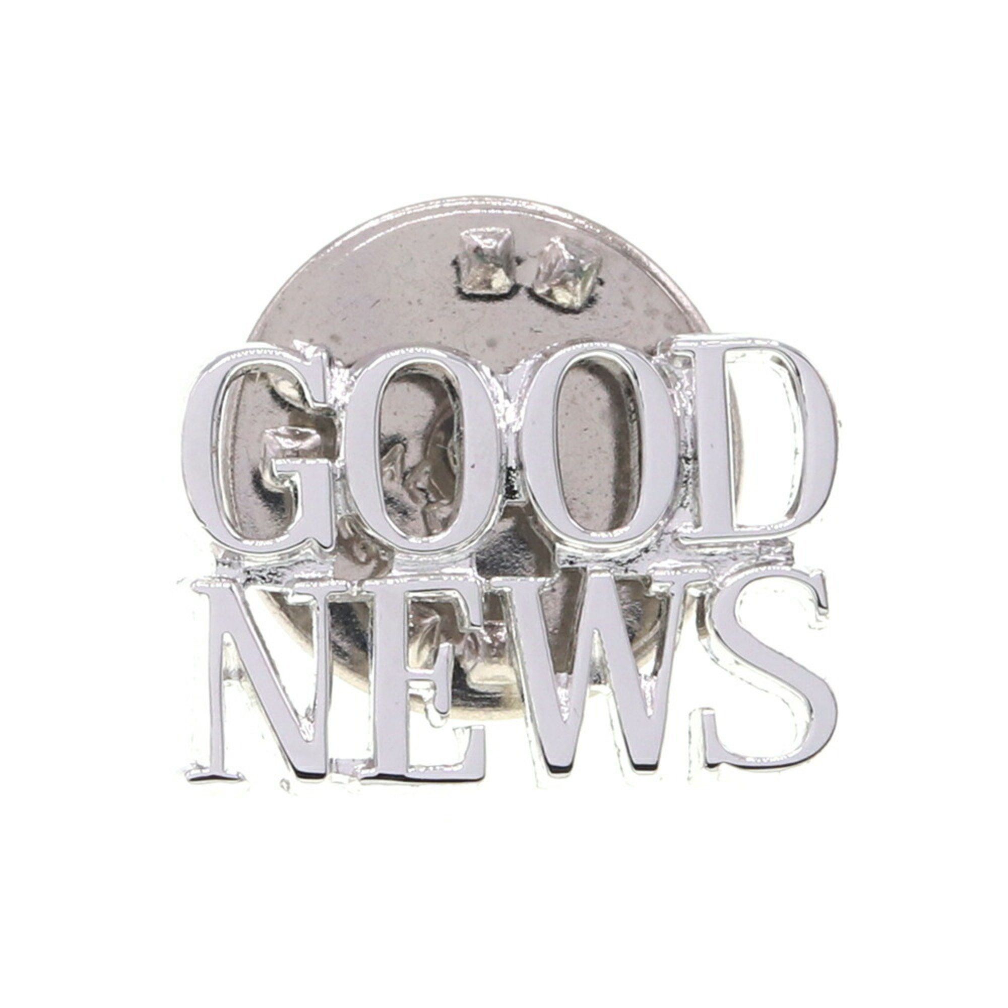 Tiffany & Co. Tiffany GOOD NEWS SV Sterling Silver 925 Old Pin Badge TIFFANY & CO Size ONE SIZE - 1 Thumbnail