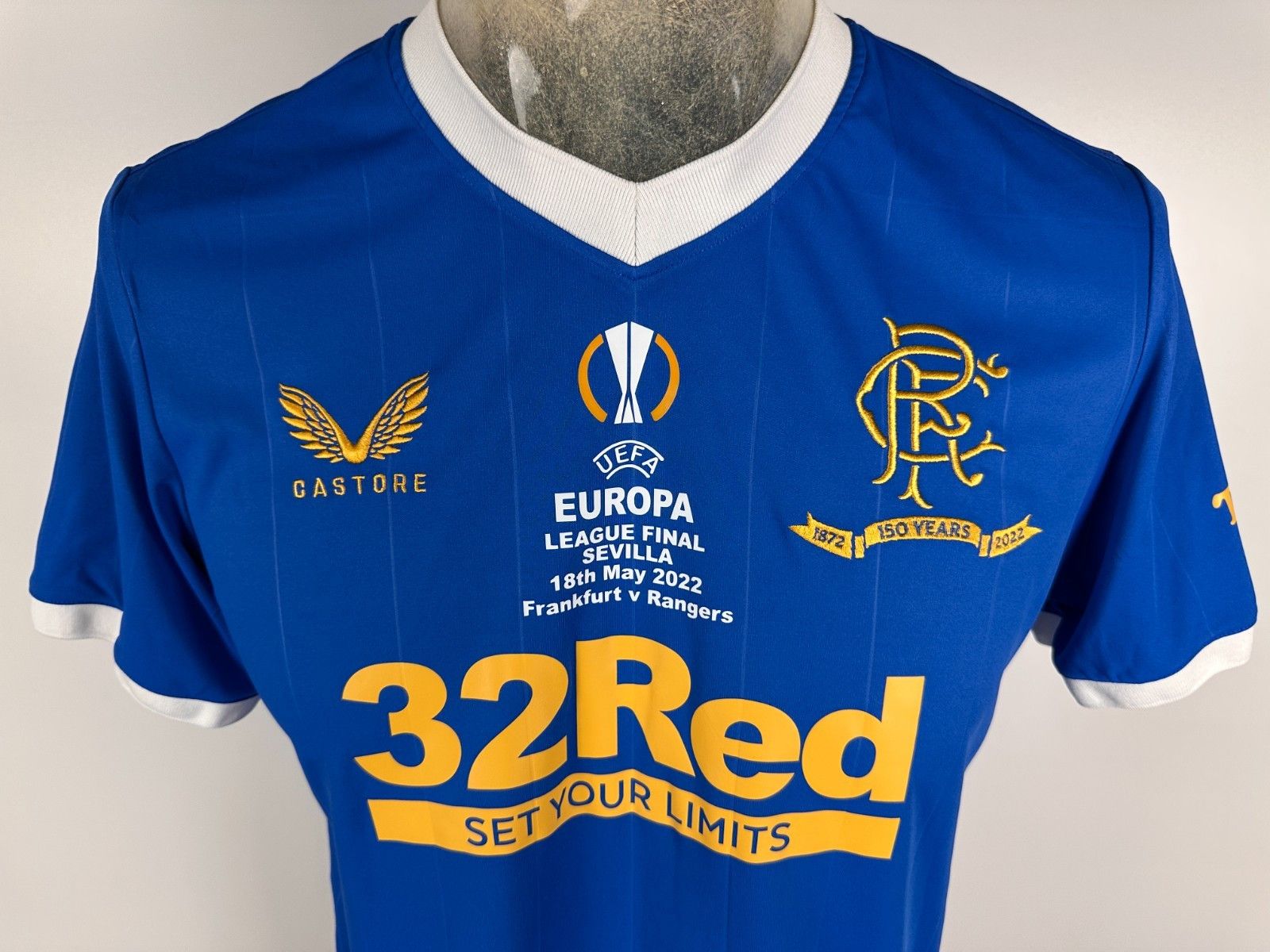 Castore Rangers 2021 Football Shirt Soccer Jersey Castore Size M Size US M / EU 48-50 / 2 - 4 Thumbnail