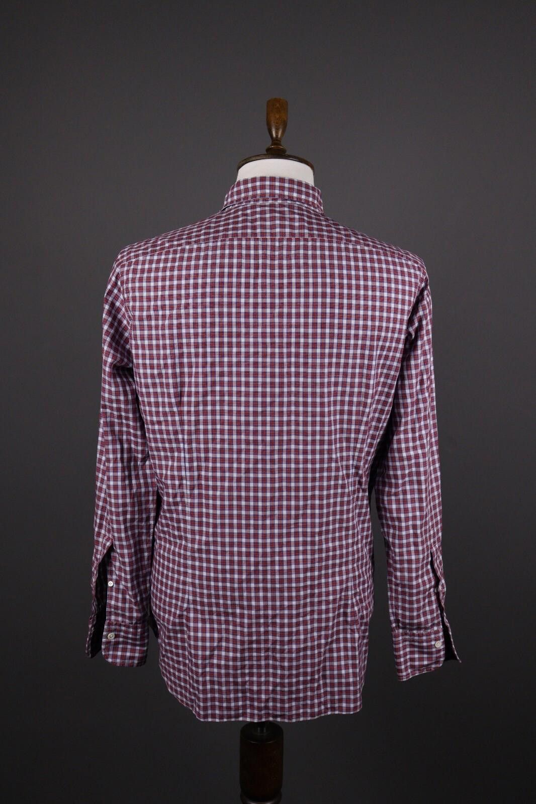 Mazzarelli Mazzarelli Green Stone Check Button Down Shirt Size 42 / 16 Size US M / EU 48-50 / 2 - 6 Thumbnail