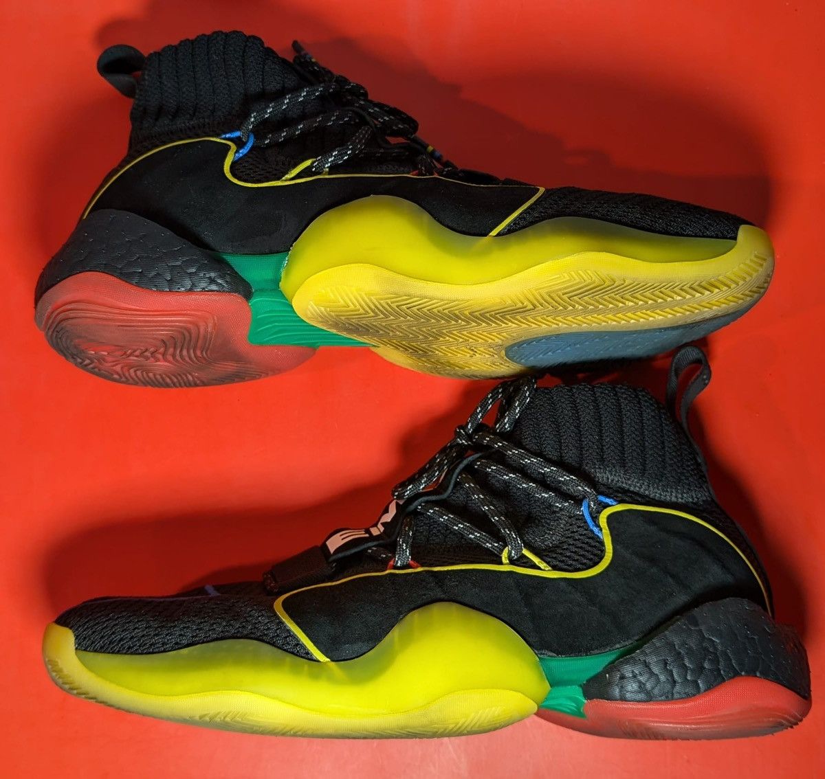 Adidas × Pharrell Size 10.5 - Adidas Pharrell X Crazy BYW X Gratitude Empathy Size US 10.5 / EU 43-44 - 3 Thumbnail