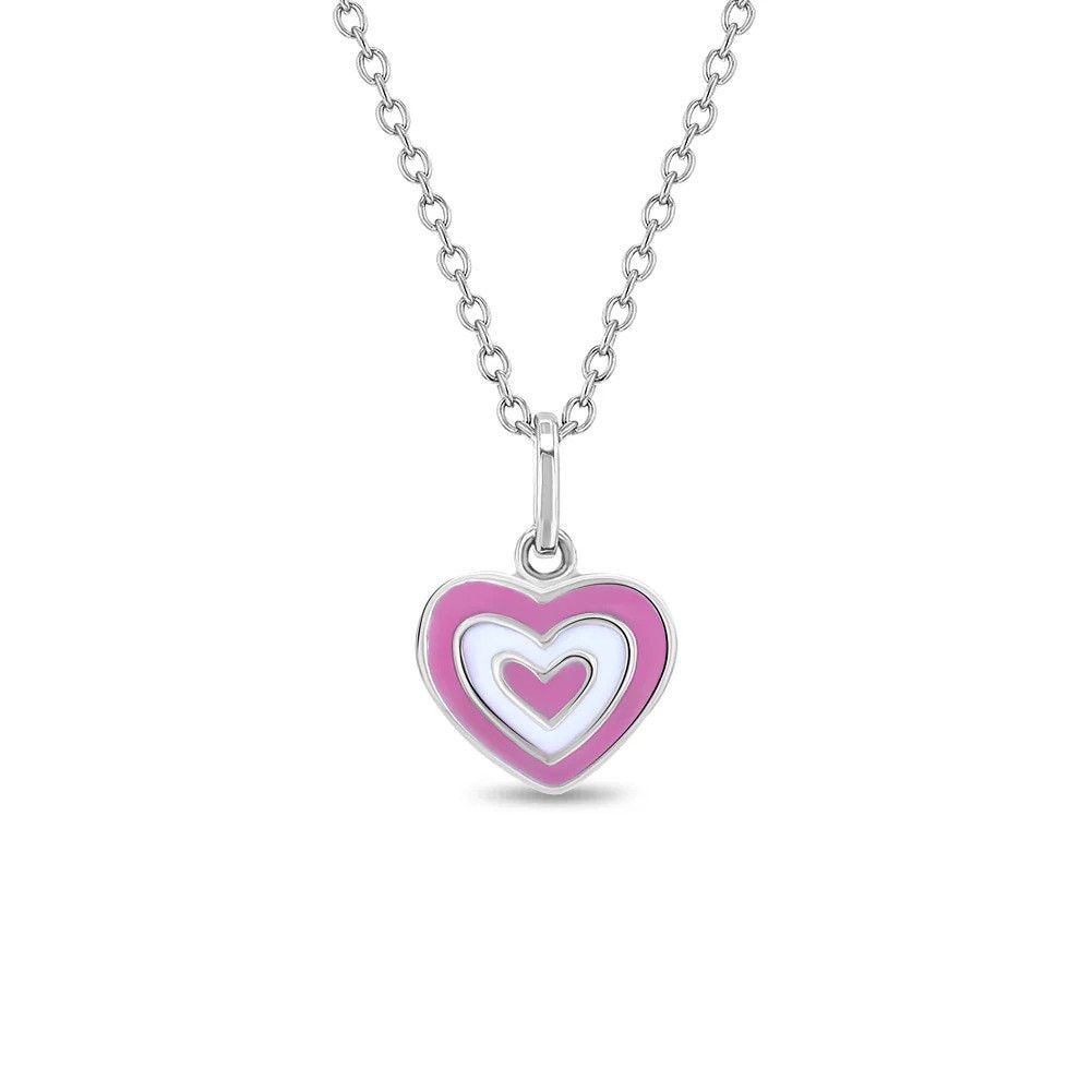 Other Lovestruck Heart Enamel Girls Pendant Size ONE SIZE - 1 Thumbnail