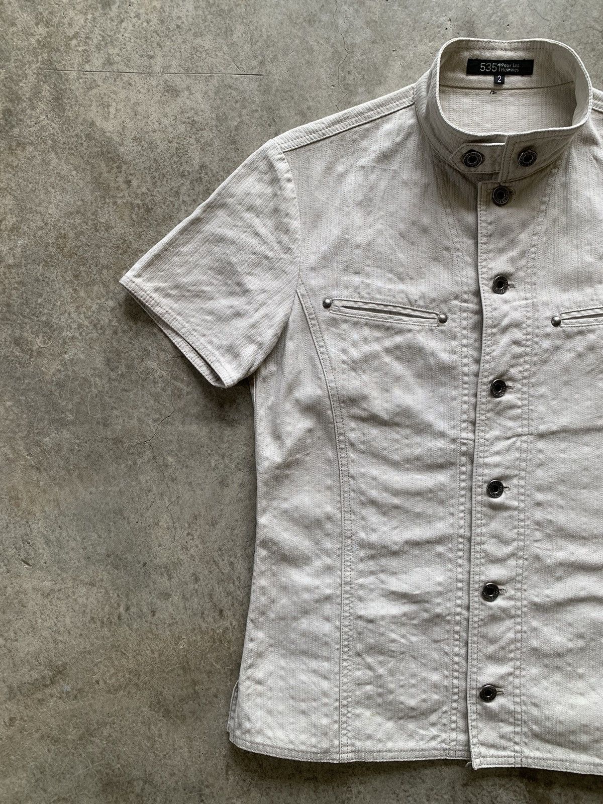 If Six Was Nine 5351 Pour Les Hommes Archives Denim Jacket Size XS / US 0-2 / IT 36-38 - 2 Thumbnail