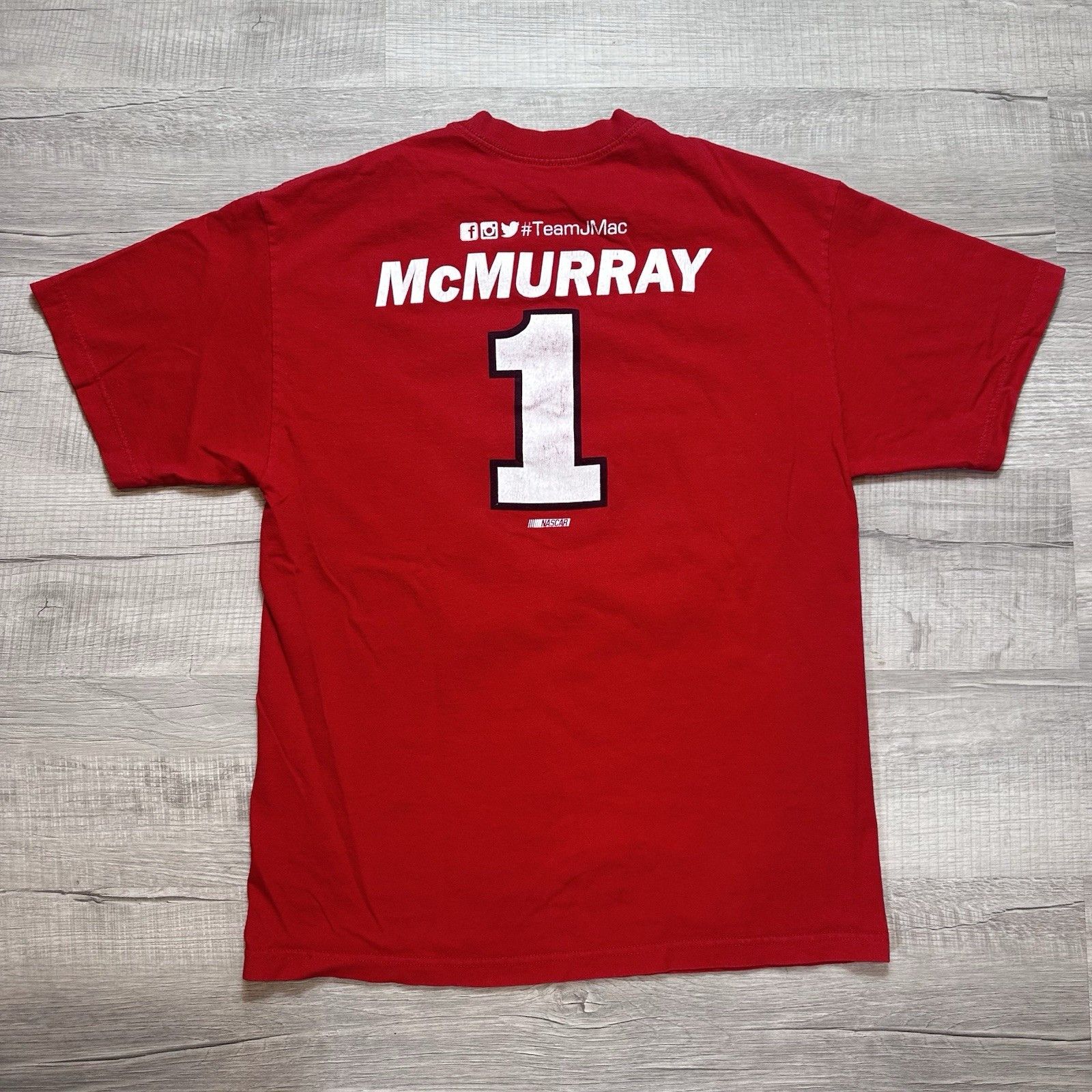 NASCAR Jamie McMurray #1 McDonalds Nascar Racing Graphic T-Shirt XL Size US XL / EU 56 / 4 - 8 Thumbnail