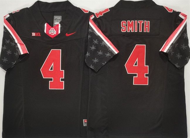 Other Men's Ohio State Buckeyes #4 Jeremiah Smith Black Jersey Size US S / EU 44-46 / 1 - 1 Thumbnail