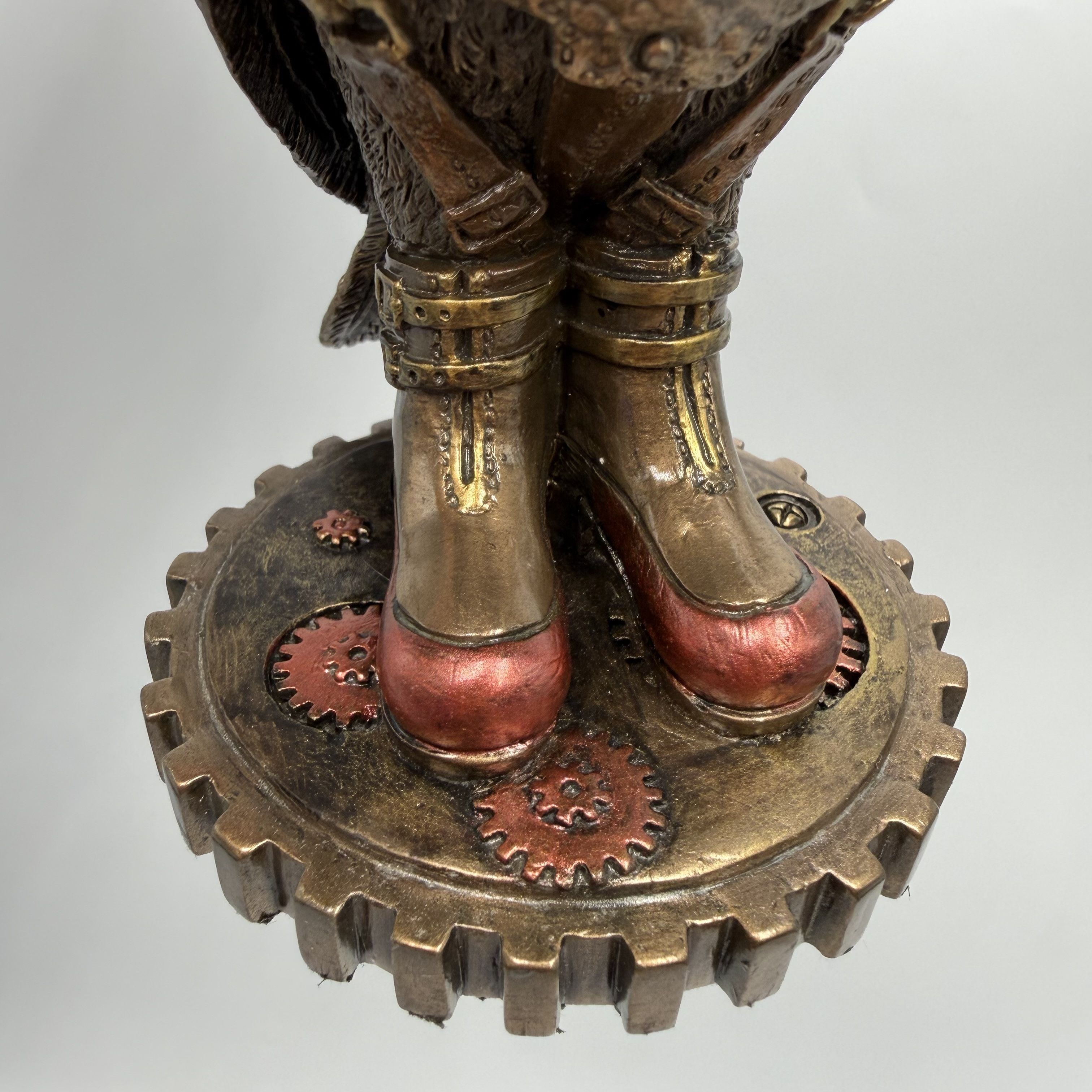 Other Steampunk Owl Figurine Bronze Finish Gift Collectible Statue Size ONE SIZE - 2 Thumbnail