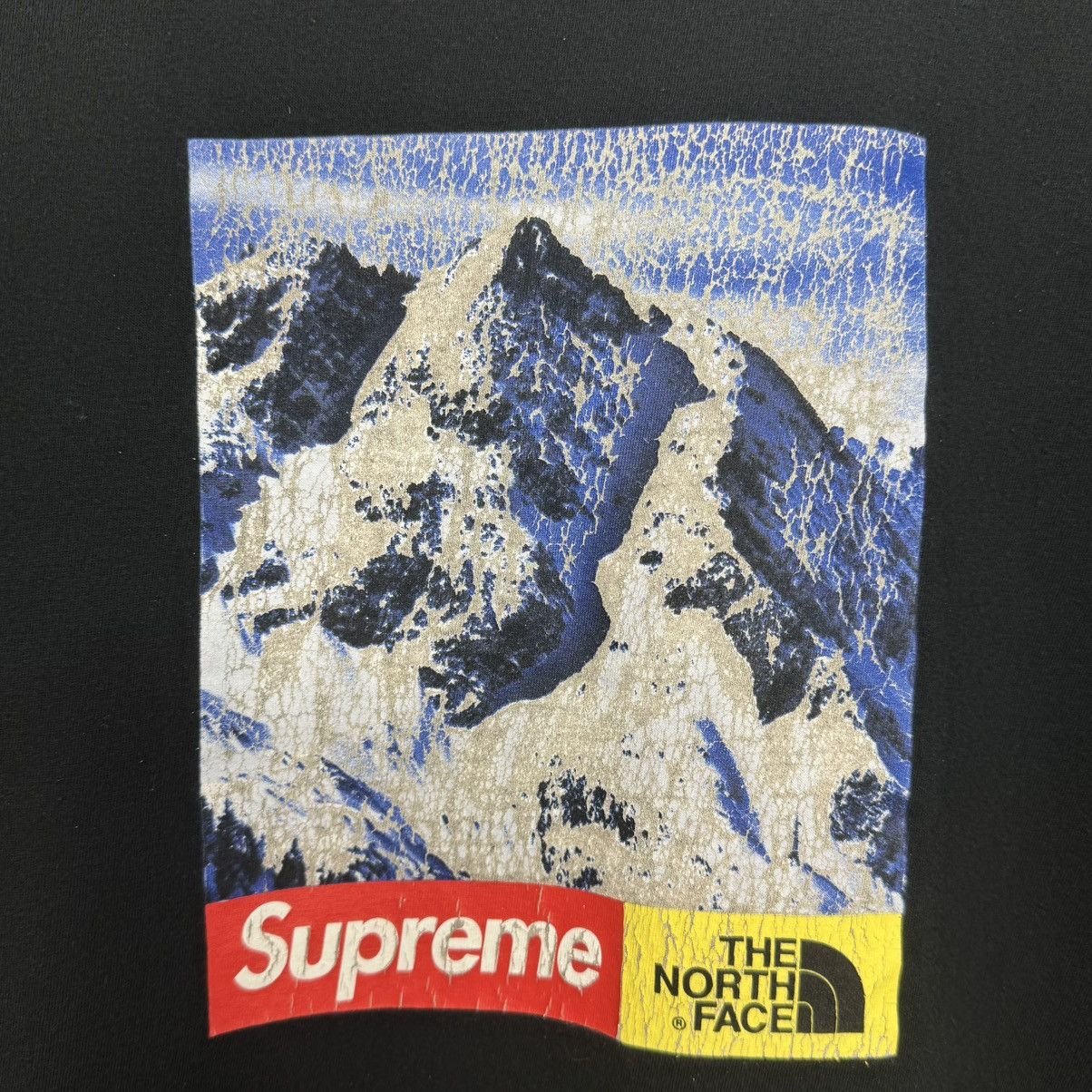Supreme × The North Face Supreme x The North Face Mountain T-Shirt Black Size US M / EU 48-50 / 2 - 4 Thumbnail