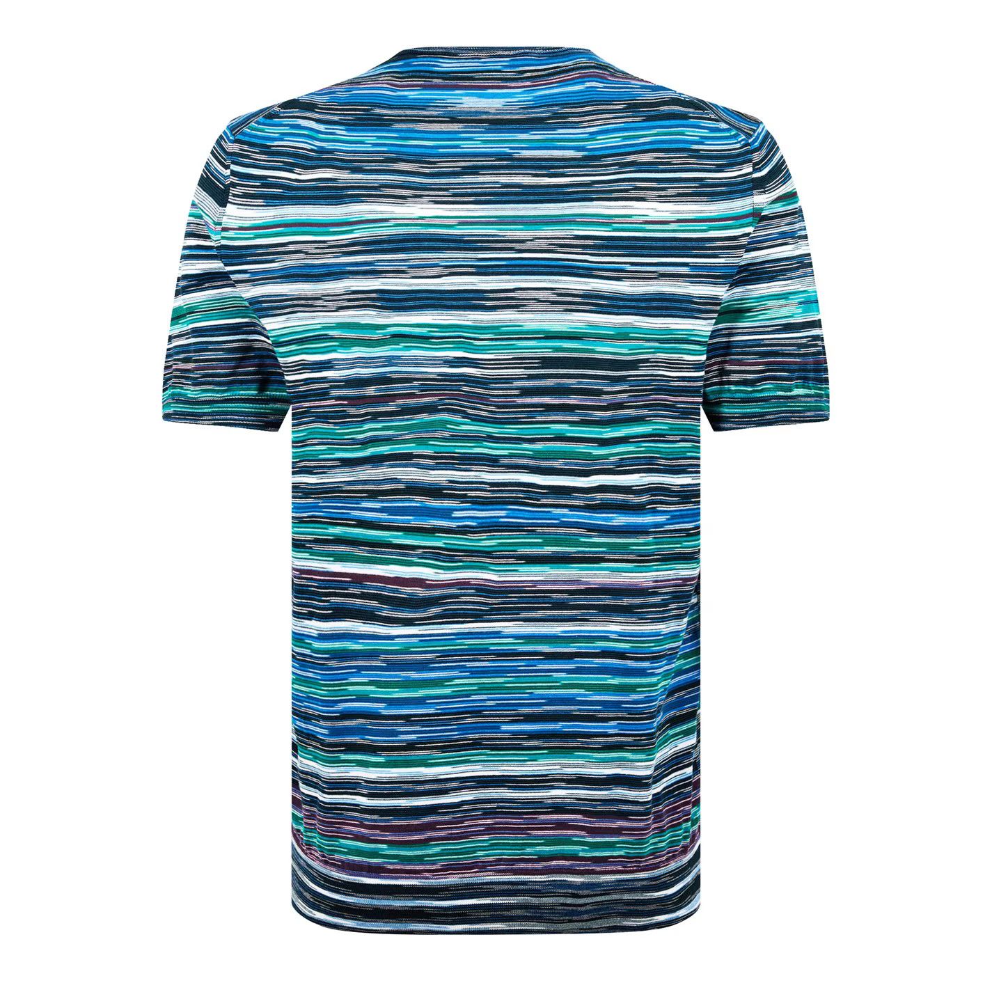 Missoni o1g2r1mq0426 Striped Crew T-Shirt in Multicolor Size US XL / EU 56 / 4 - 6 Thumbnail