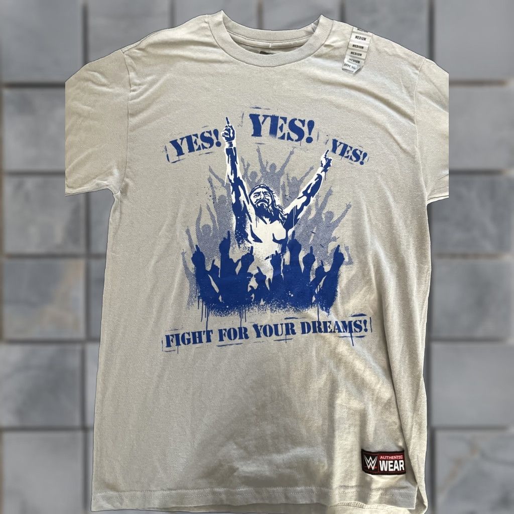 Doublet WWE T-Shirt Mens Shirt Gray Double-Sided Logo Blue Yes NWT Daniel Bryan M Size US M / EU 48-50 / 2 - 1 Thumbnail