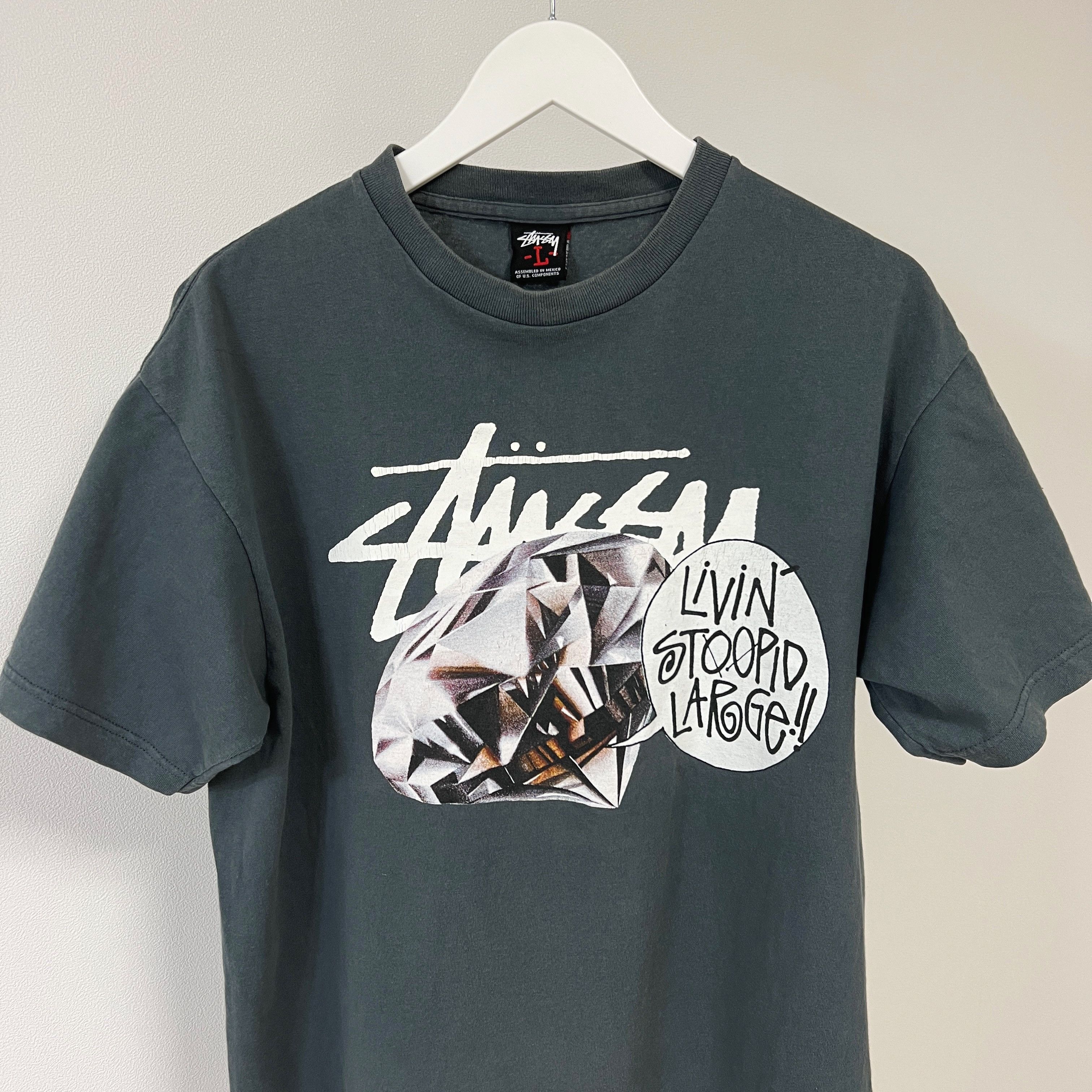 Stussy Stussy 2000s Livin Stoopid Large Diamond T-shirt Size US L / EU 52-54 / 3 - 3 Thumbnail