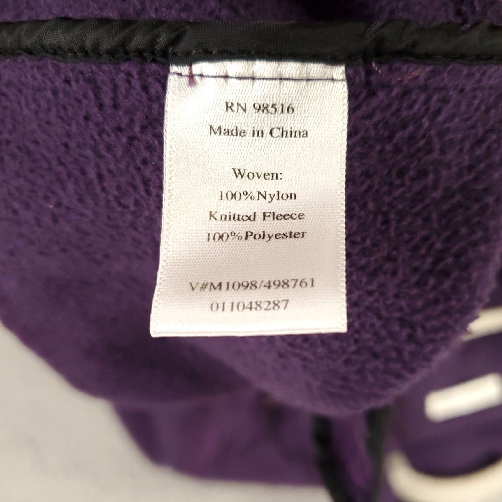 Coldwater Creek Coldwater Creek Jacket Womens XL Full Zip Fleece Knit Nylon Purple Long Sleeve Basic Jacket Regular Size: XL Size XL / US 12-14 / IT 48-50 - 7 Thumbnail