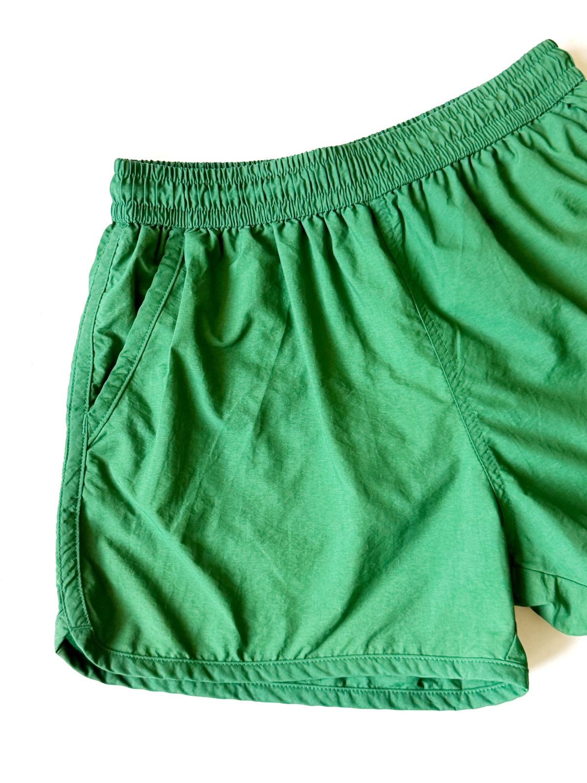 AMI AMI Paris Green Nylon Swim Shorts Red Heart Logo Mens Size S Size US 30 / EU 46 - 4 Thumbnail
