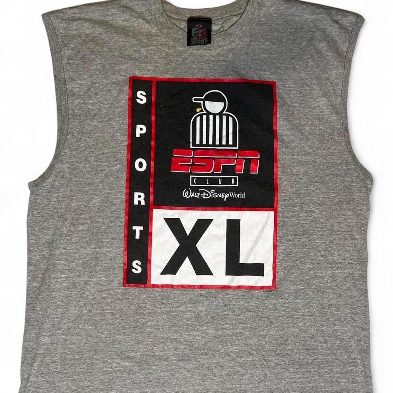 Disney Vintage ESPN Club Walt Disney World Graphic Sleeveless Shirt Size US XL / EU 56 / 4 - 1 Thumbnail