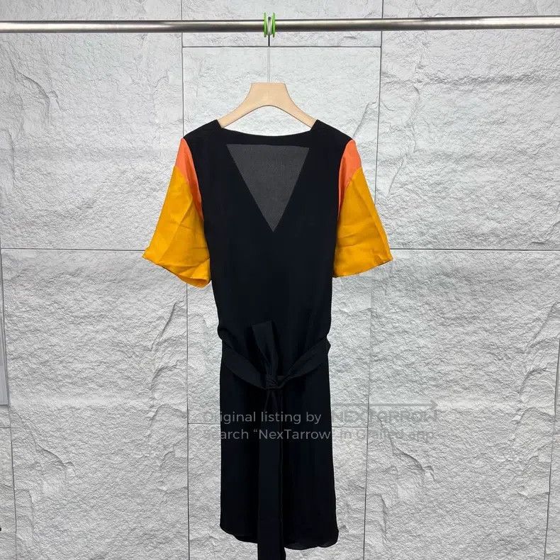 Hermes Hermes Black Color Block Tie-Dye Dress Size S / US 4 / IT 40 - 2 Thumbnail