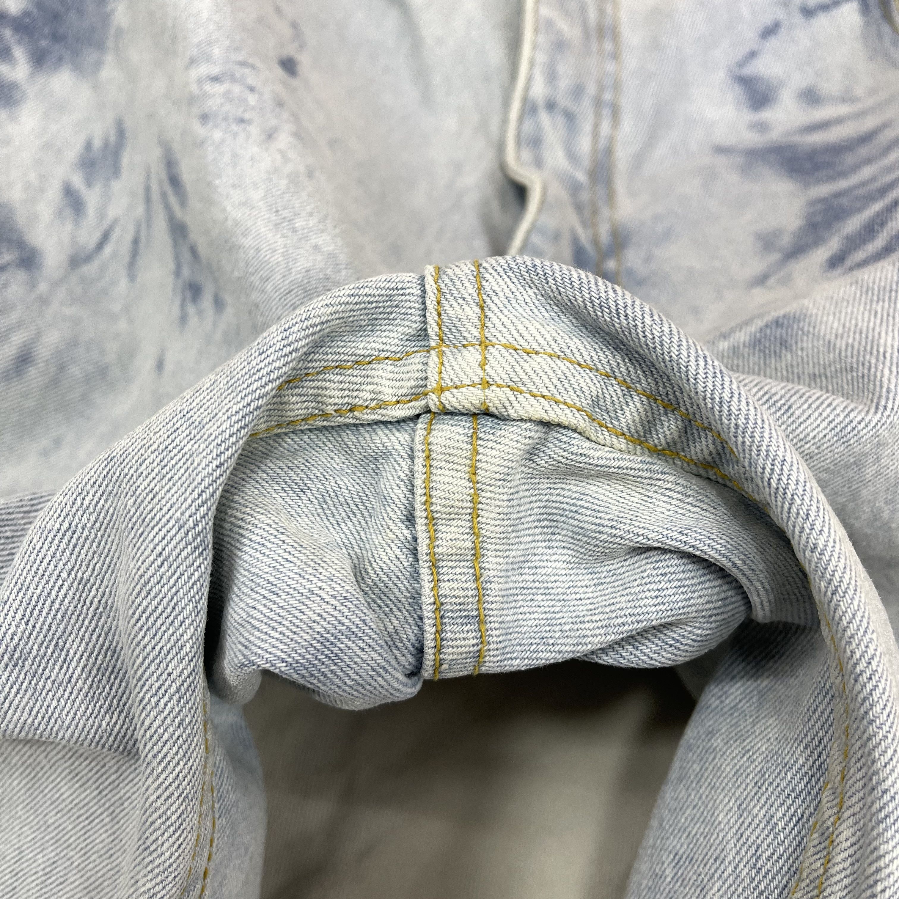 Guess 90s Vintage GUESS Custom Acid Wash Denim #1219/AQ Size US 38 / EU 54 - 6 Thumbnail