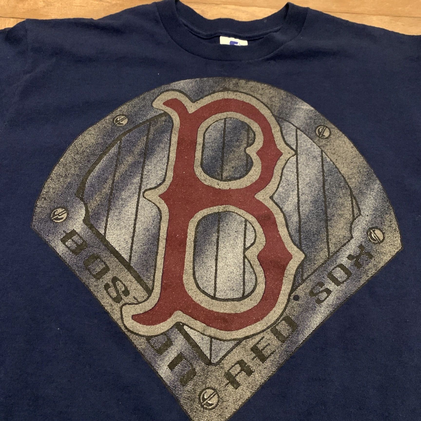 MLB VINTAGE Boston Red Sox Baseball T-Shirt M Blue 1993 Starter Graphic Tee Mens Size US M / EU 48-50 / 2 - 3 Thumbnail