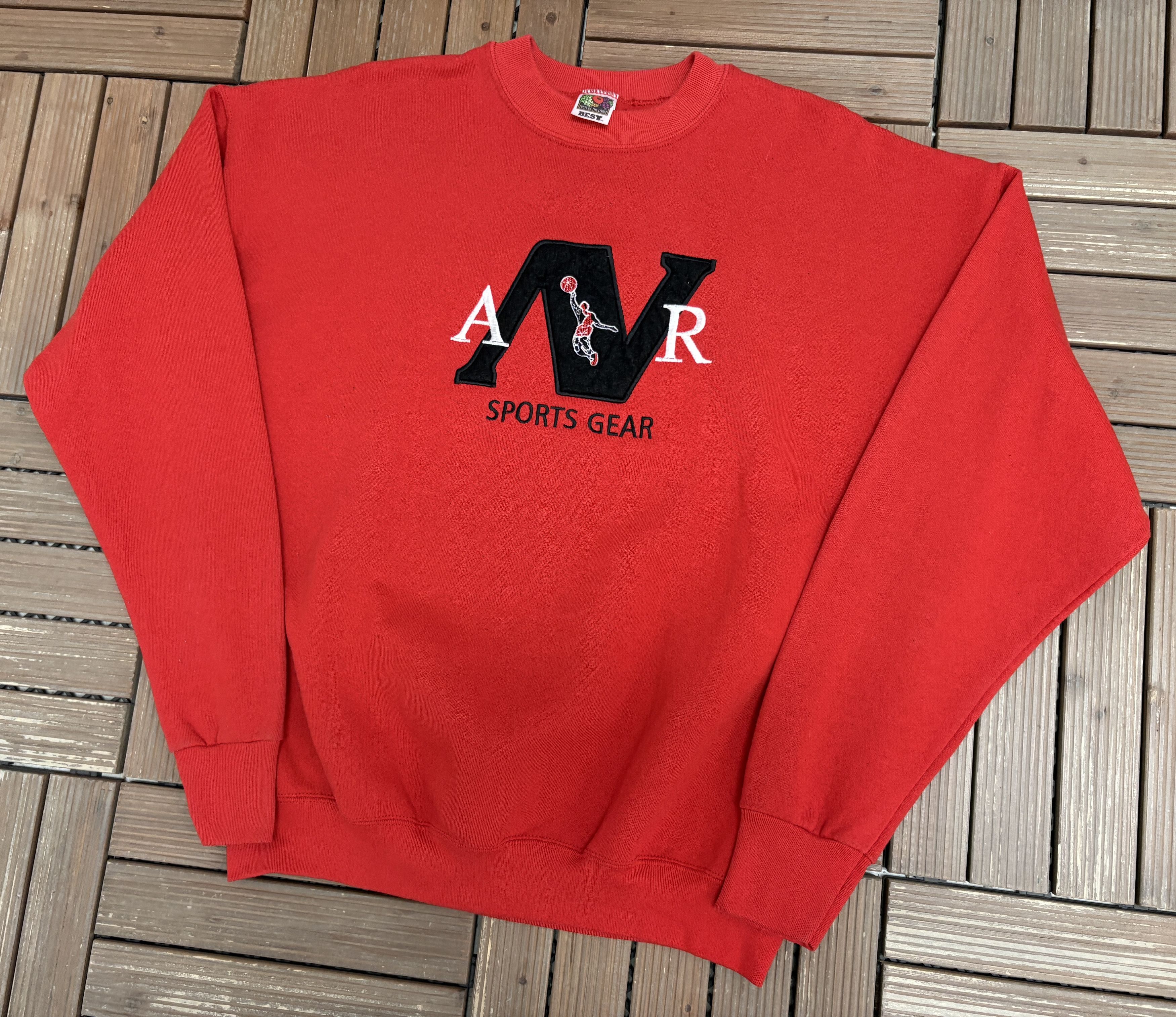 Vintage Nike Sports Gear Stitched Vintage Red Crewneck Sweater Size US XL / EU 56 / 4 - 3 Thumbnail