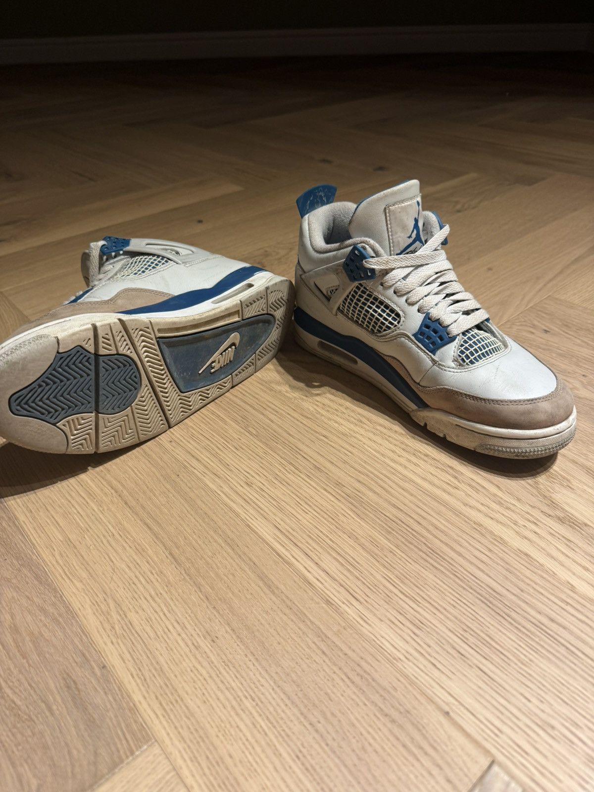 Jordan Brand Air Jordan 4 Retro – Military Blue Size US 8 / EU 41 - 2 Thumbnail
