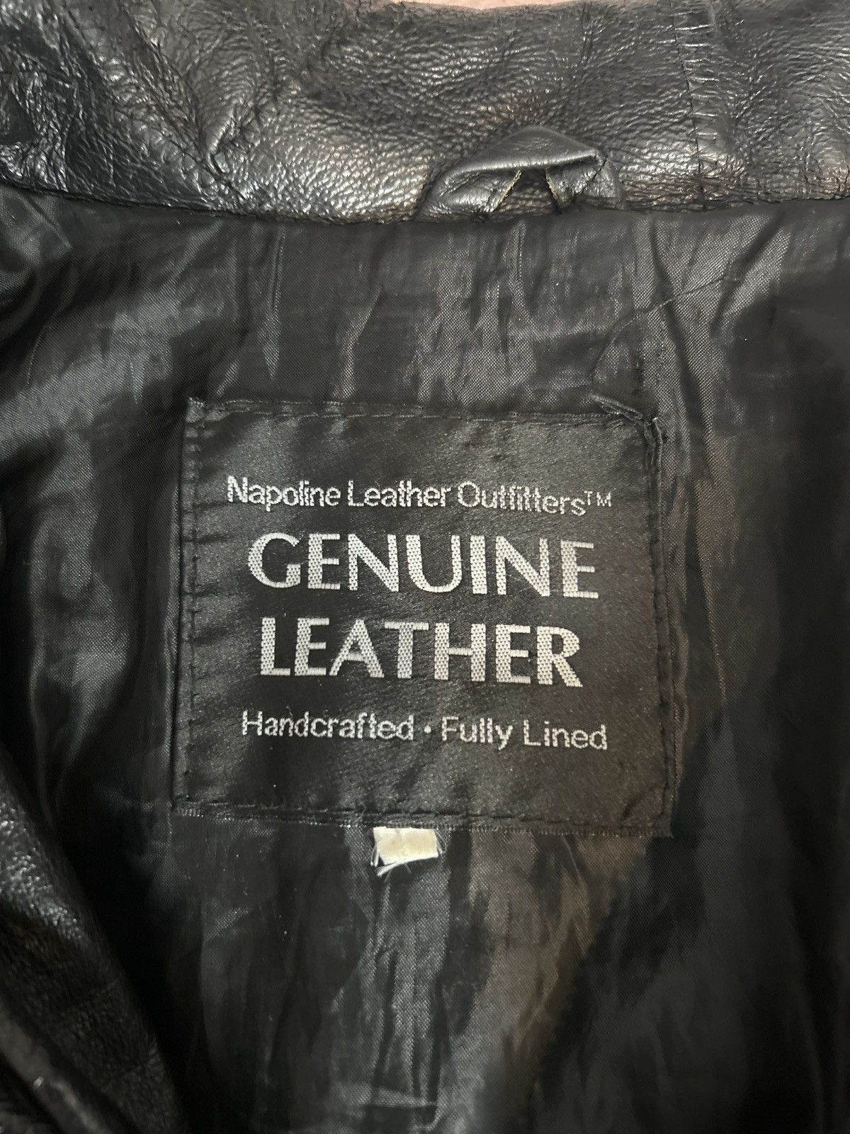 Other Vintage Napoline Genuine Leather Patchwork Jacket Men’s 0007 Size US L / EU 52-54 / 3 - 5 Thumbnail