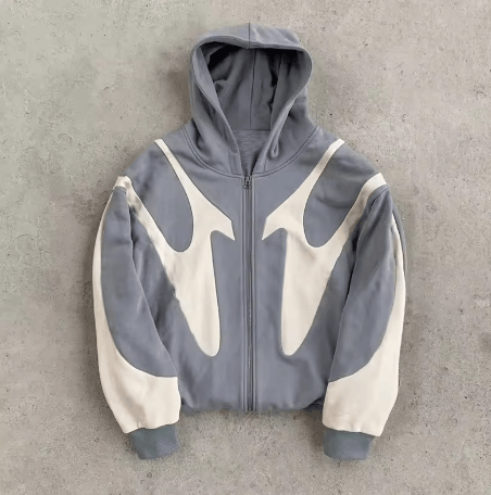Other Y2K Retro Zip Up Hoodie Pattern Size US S / EU 44-46 / 1 - 1 Thumbnail