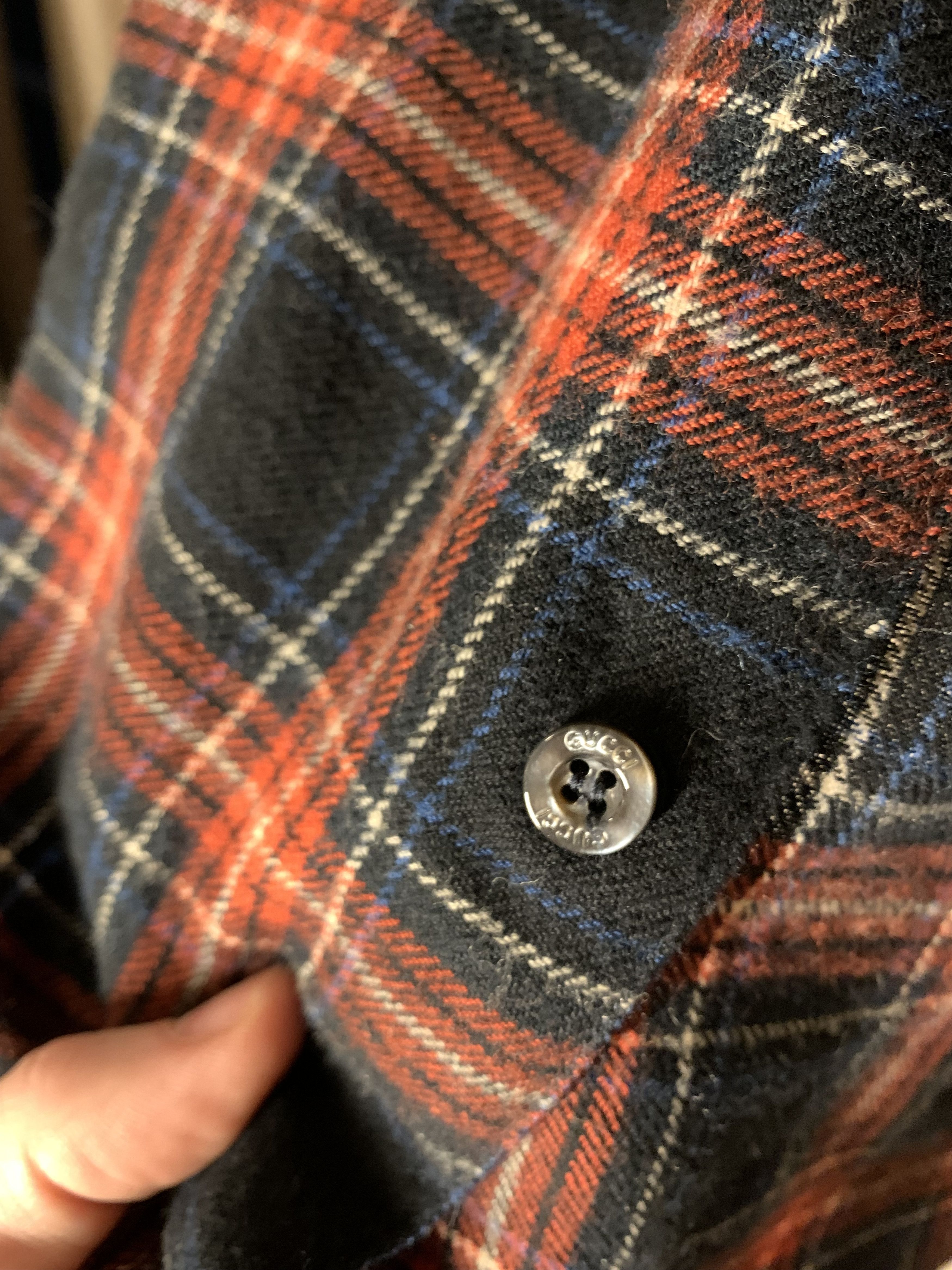 Gucci Plaid shirt with tie. Size US M / EU 48-50 / 2 - 3 Thumbnail