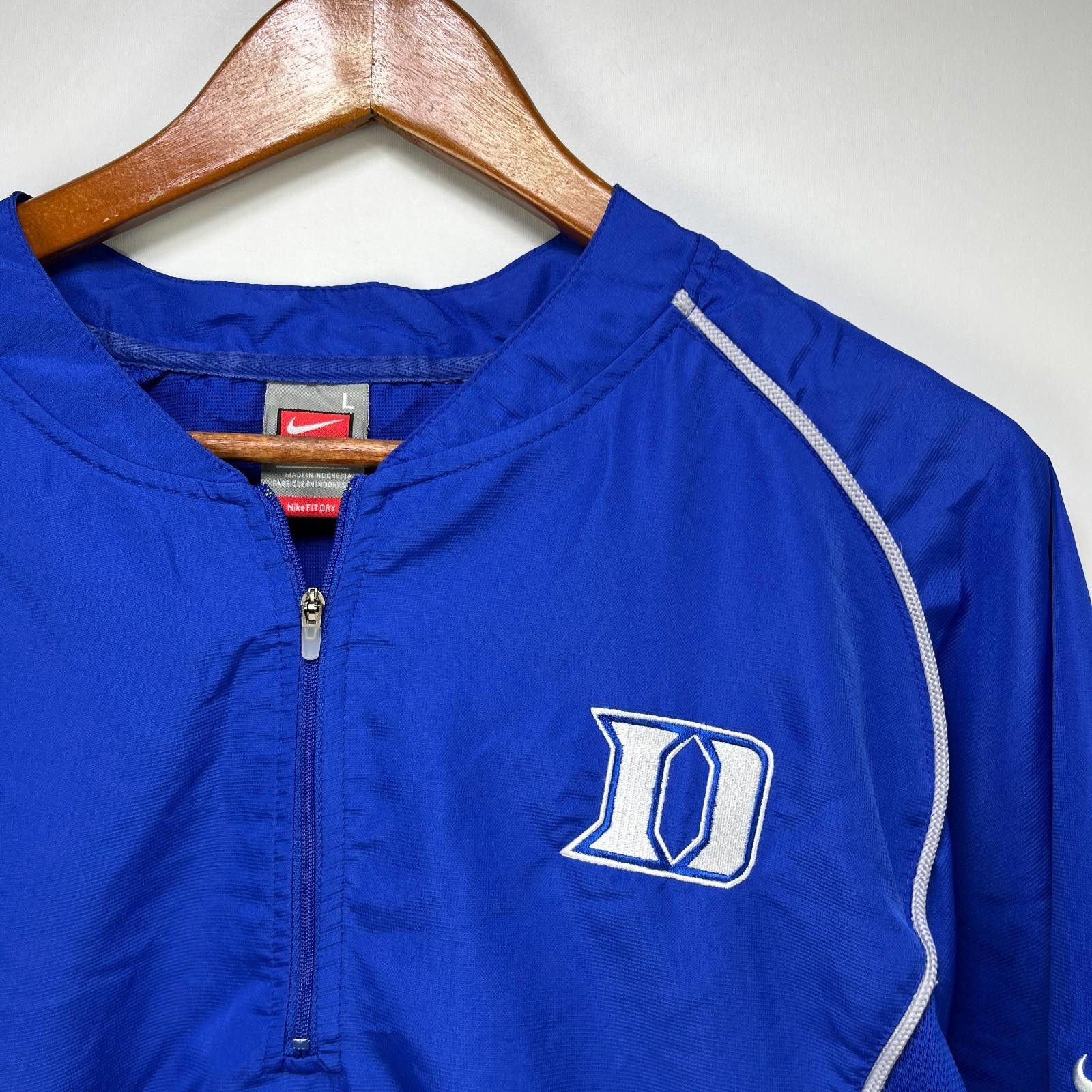 Nike Vintage Nike Duke University Devils Windbreaker Jacket Large Size ONE SIZE - 3 Thumbnail