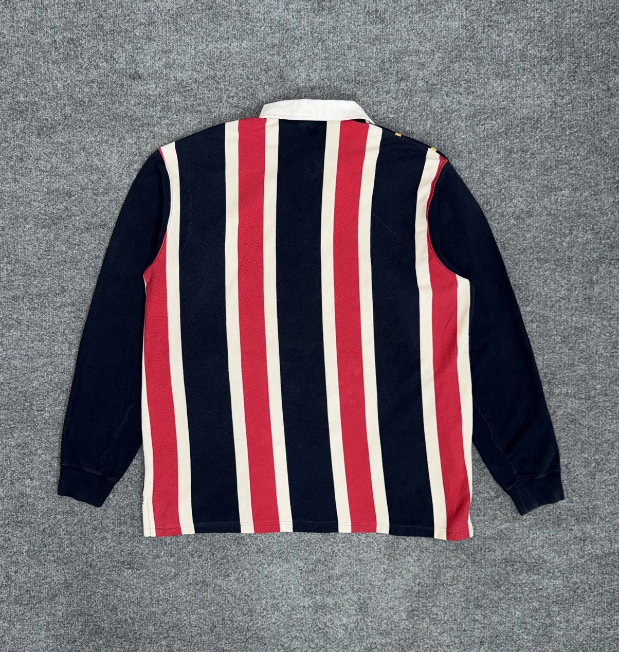 Polo Ralph Lauren Vintage Polo Ralph Lauren Striped Rugby Shirt XL Size US XL / EU 56 / 4 - 8 Thumbnail