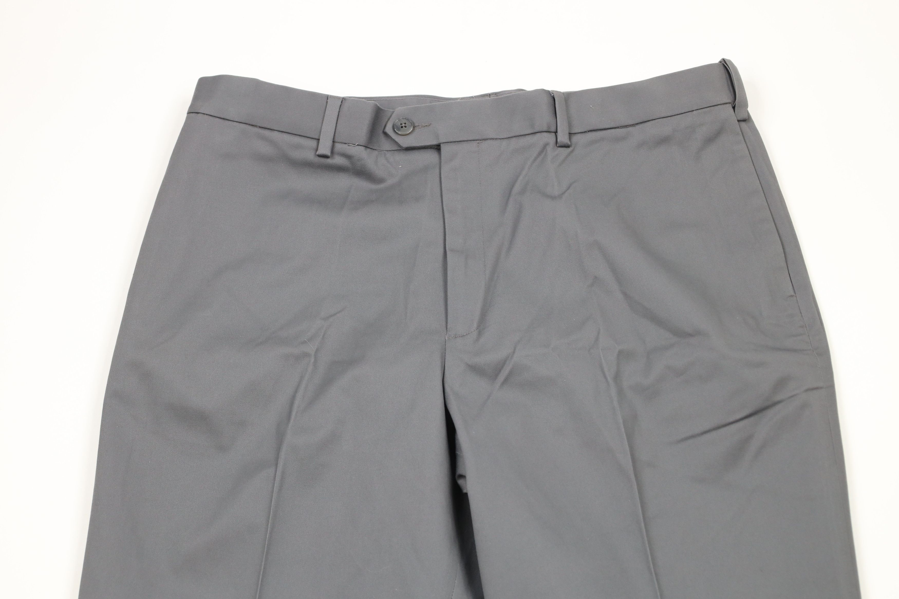 Perry Ellis × Vintage New Perry Ellis Fit Flex Stretch Chino Pants Trousers Gray Size US 38 / EU 54 - 2 Thumbnail