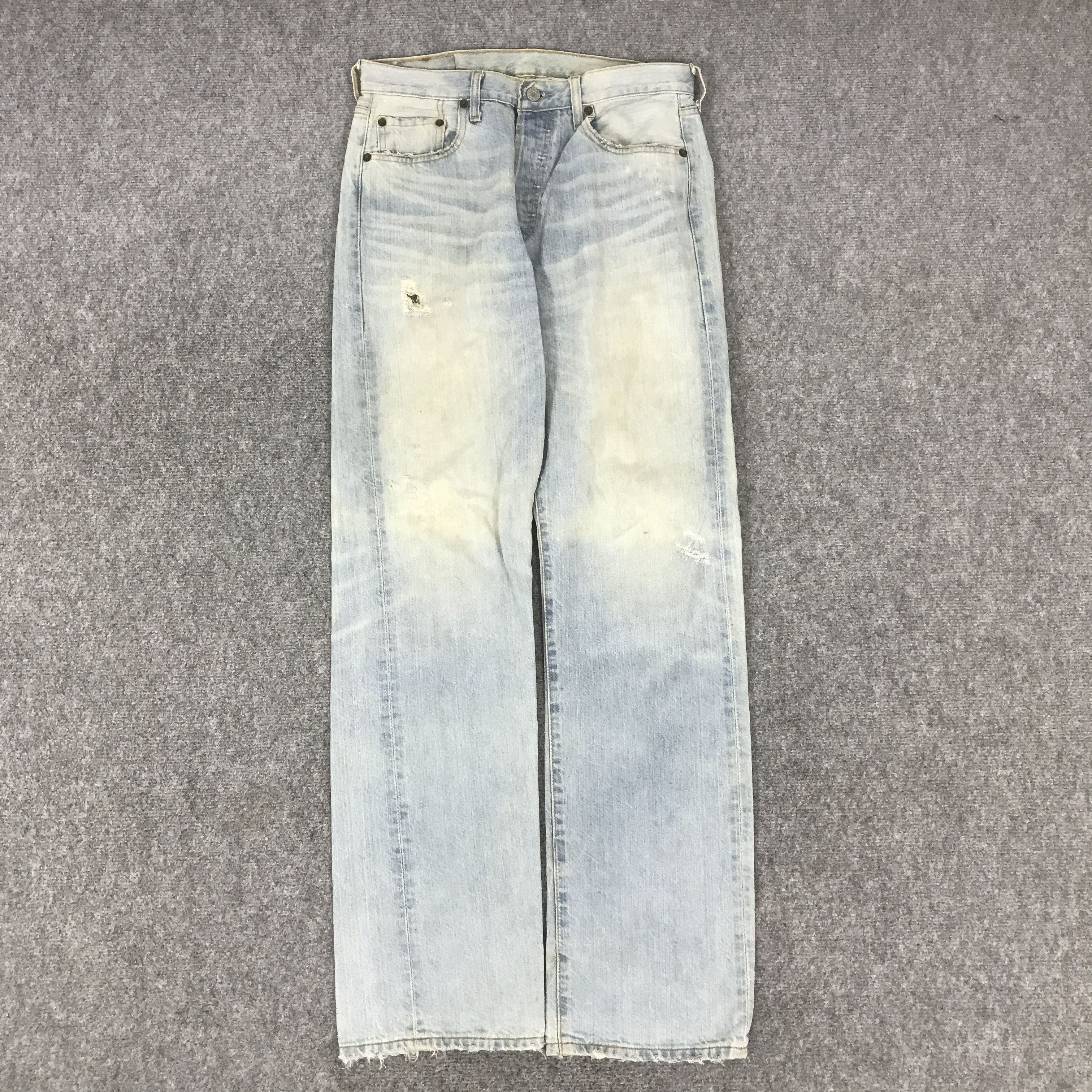 Levi's Vintage Clothing LEVI'S DENIM LIGHT WASH DENIM PANTS K74B6 Size US 30 / EU 46 - 1 Thumbnail
