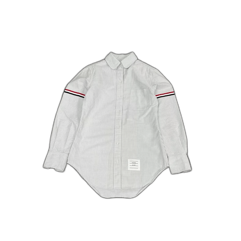 Thom Browne Thom Browne Striped Long Sleeve Shirt Size M / US 6-8 / IT 42-44 - 1 Thumbnail