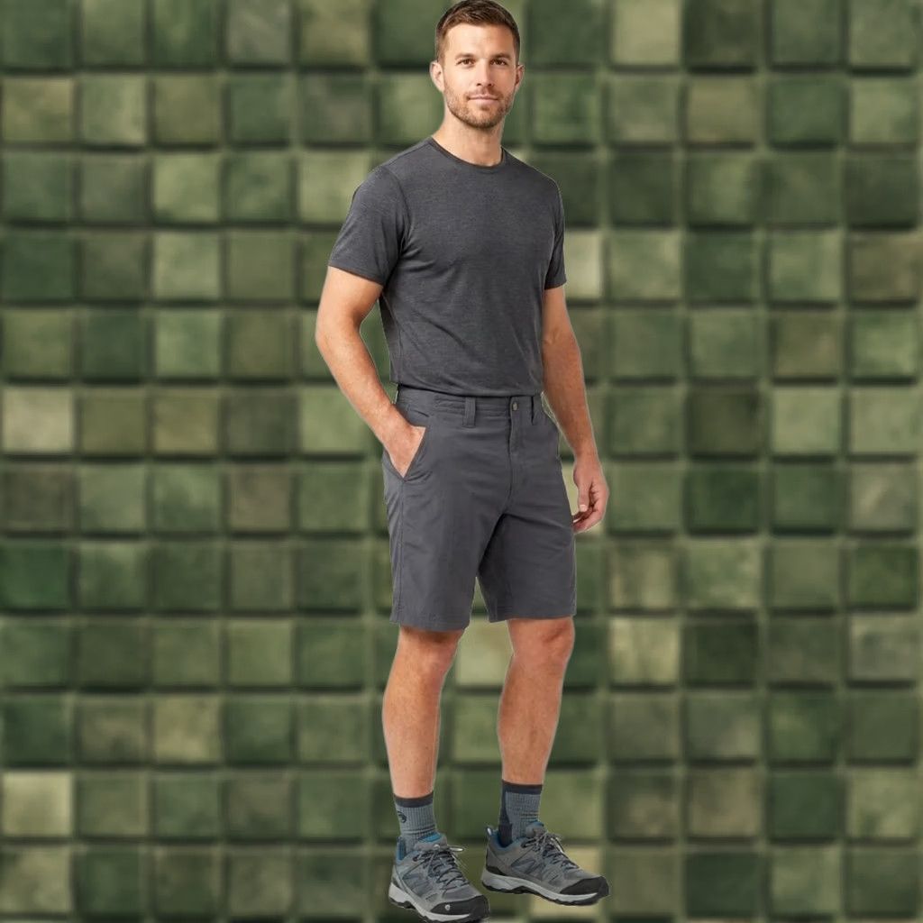 Mountain Hardwear Mountain Hardwear Castil Shorts Men 32 Grey Nylon Hiking Camping Travel Casual Cargo Breathable Quick Dry Pockets Regular Rise Mid 10-12in Inseam 10in Size US 32 / EU 48 - 1 Thumbnail