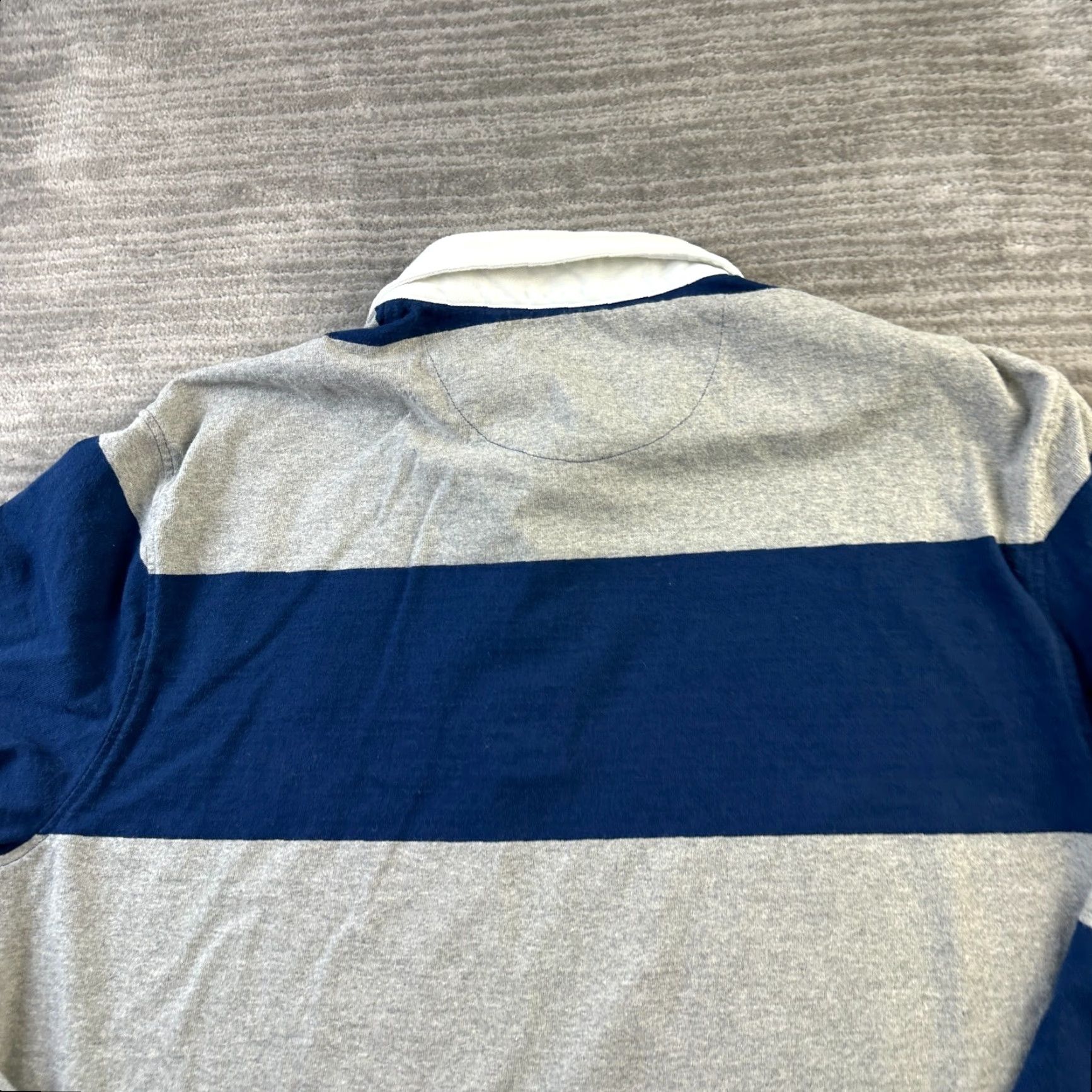 Chaps VINTAGE Chaps Rugby Shirt Mens 2XL XL Blue Orange Long Sleeve Polo Preppy Crest Shirt Size US XXL / EU 58 / 5 - 5 Thumbnail