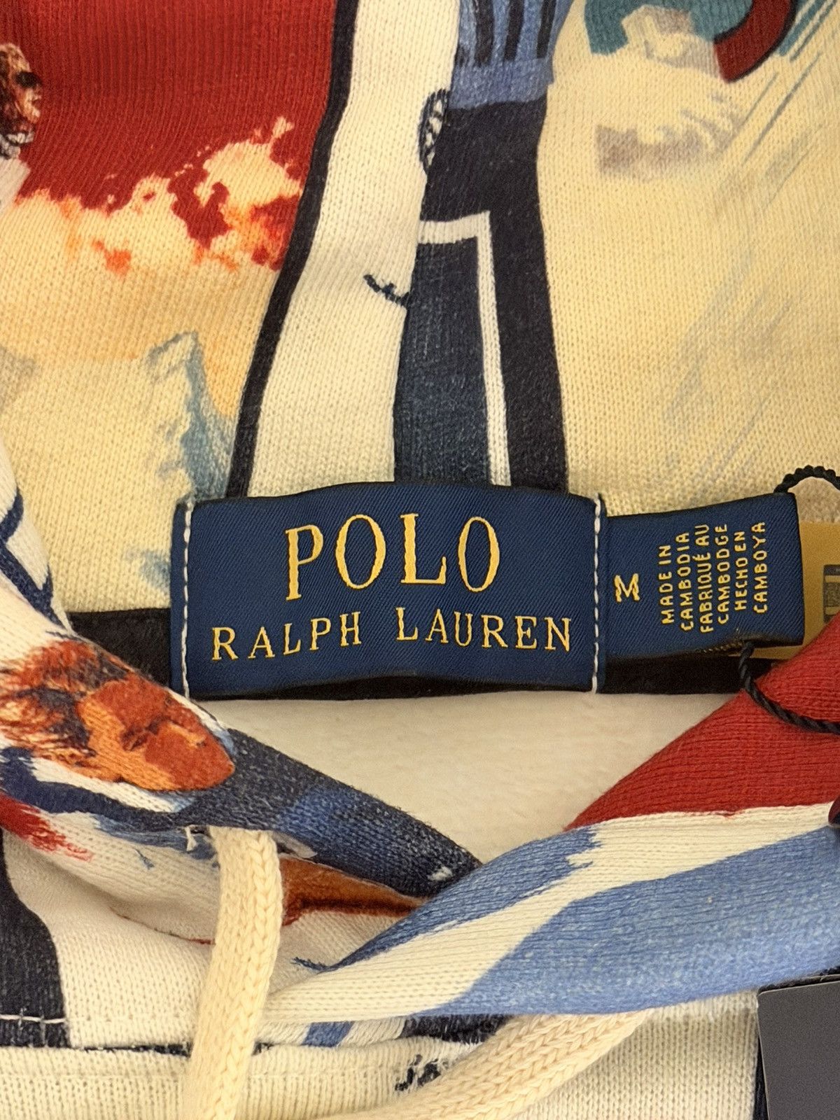 Polo Ralph Lauren Polo Ralph Lauren Ski-Patchwork Fleece Hoodie Medium Size US M / EU 48-50 / 2 - 10 Thumbnail