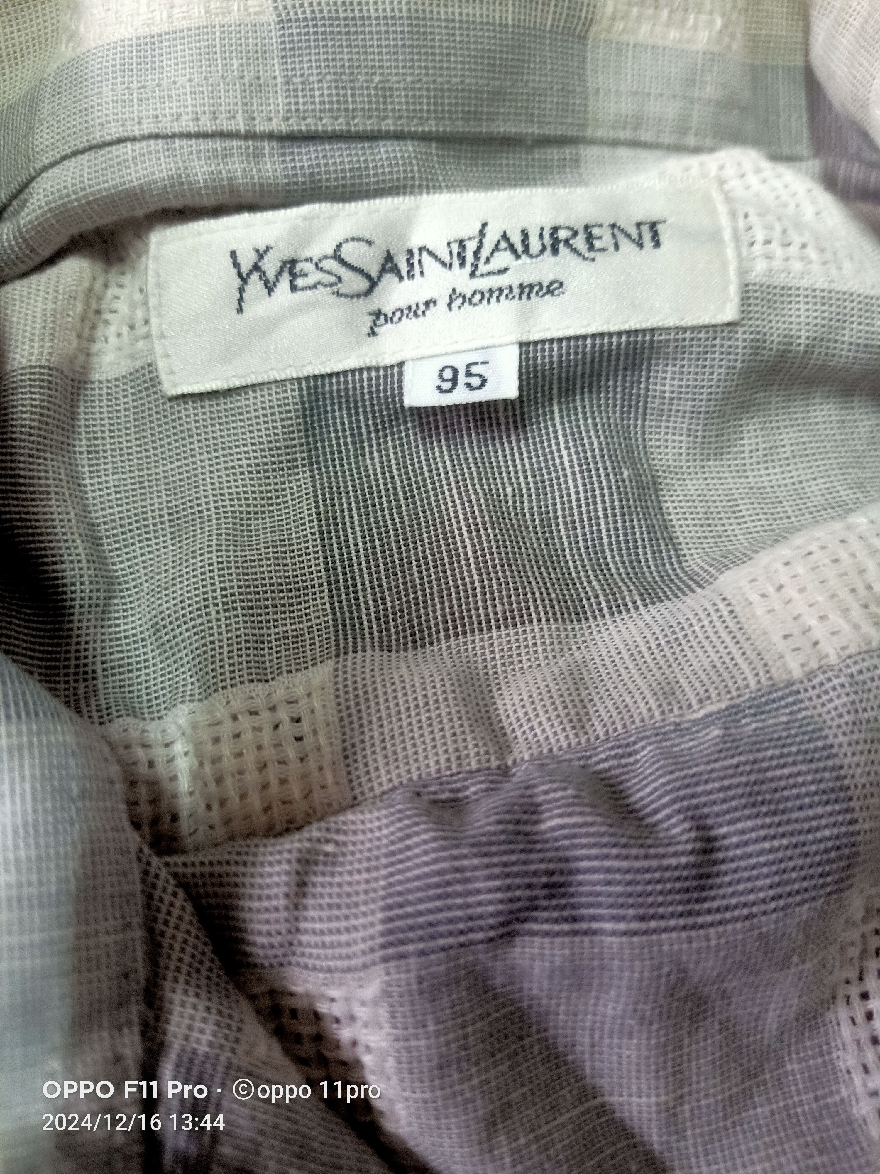Yves Saint Laurent Ysl Checked Burton Up Vintage Size US L / EU 52-54 / 3 - 2 Thumbnail