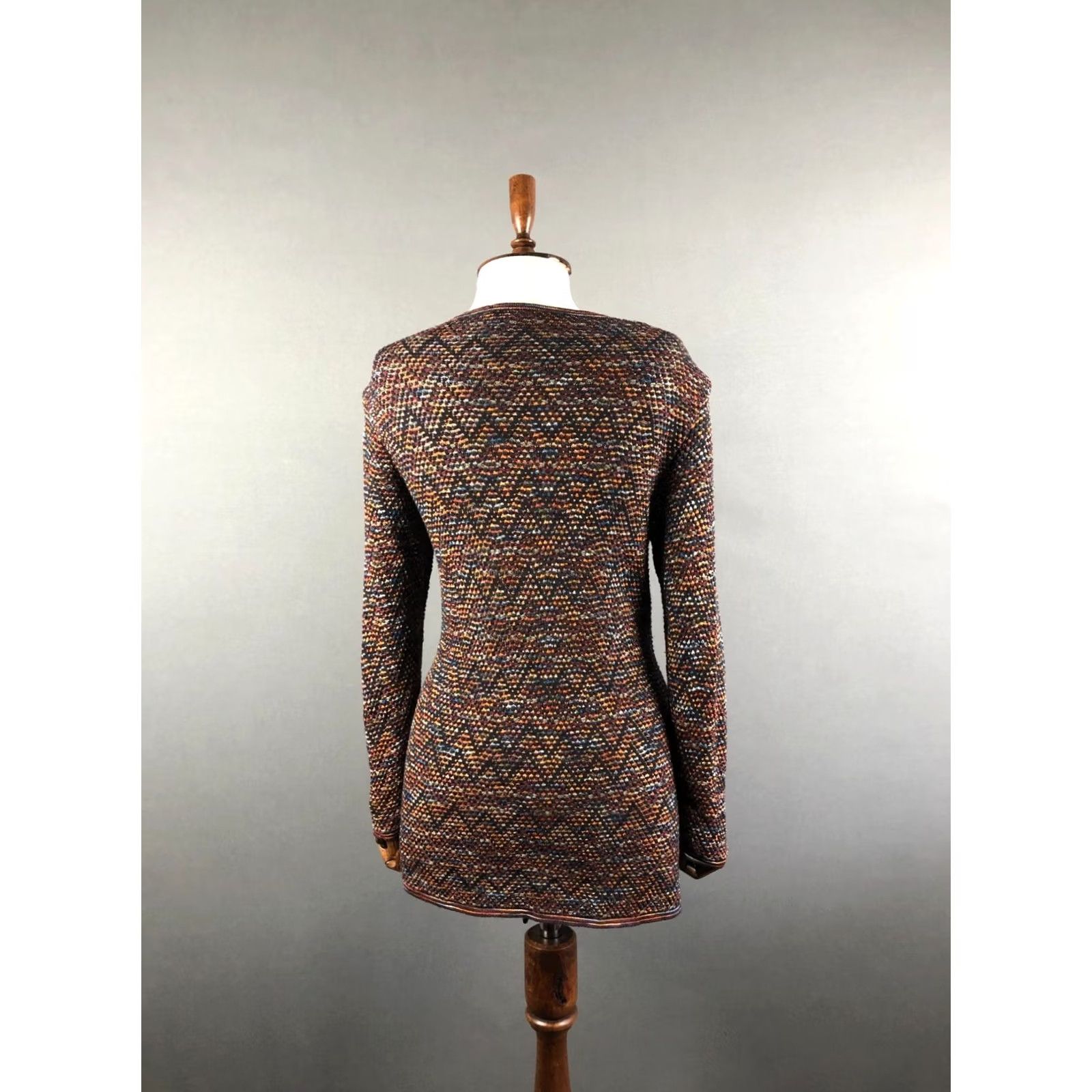 Missoni Missoni Women's Cardigan Multicolor Cotton Blend Size 44 Patterned Size M / US 6-8 / IT 42-44 - 3 Thumbnail