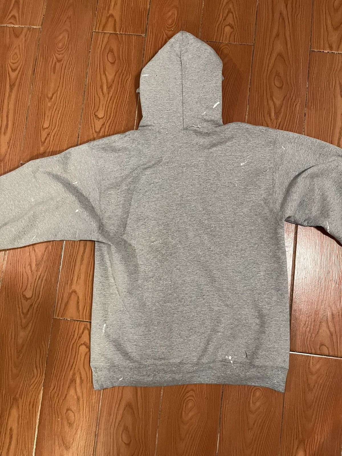 Vintage Yale distressed paint splatter Balenciaga style hoodie Size US M / EU 48-50 / 2 - 5 Thumbnail