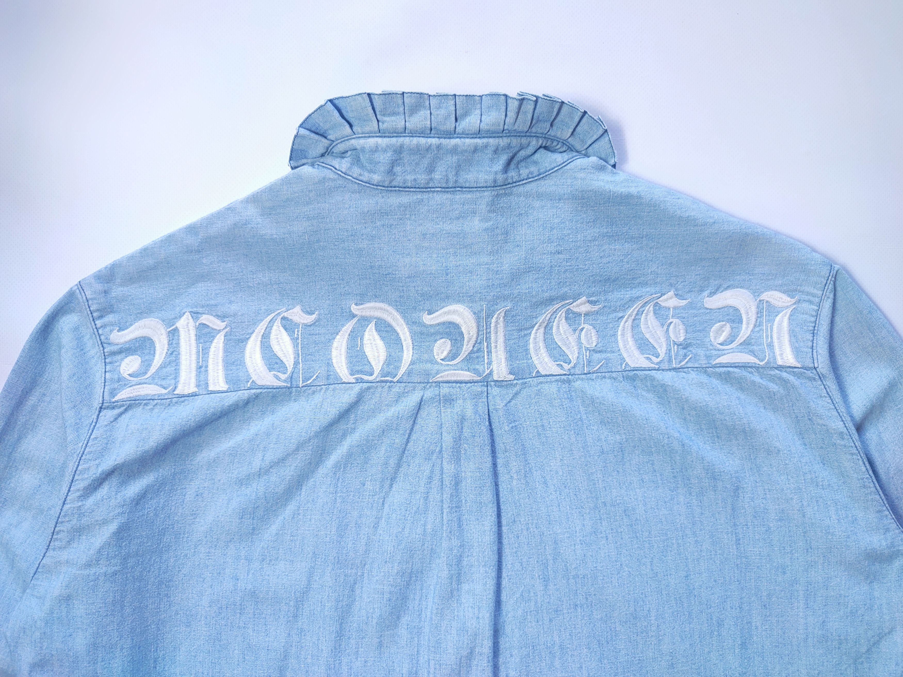 Alexander McQueen McQueen Embroidered Logo Shirt Size XS / US 0-2 / IT 36-38 - 8 Thumbnail