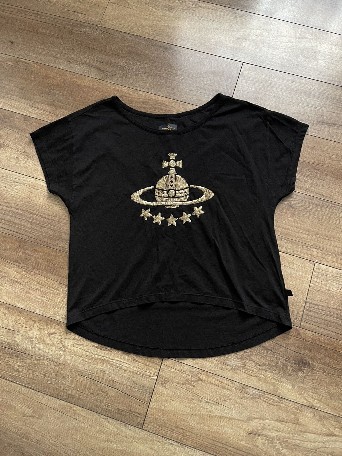 Vivienne Westwood Vivienne Westwood Anglomania Sunday Sequin T-Shirt Tee Size S / US 4 / IT 40 - 3 Thumbnail