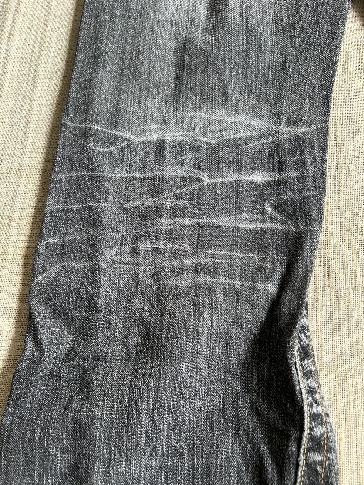 Japanese Brand Flare Semantic design disteressed denim🎌☠️☠️ Size US 34 / EU 50 - 12 Thumbnail